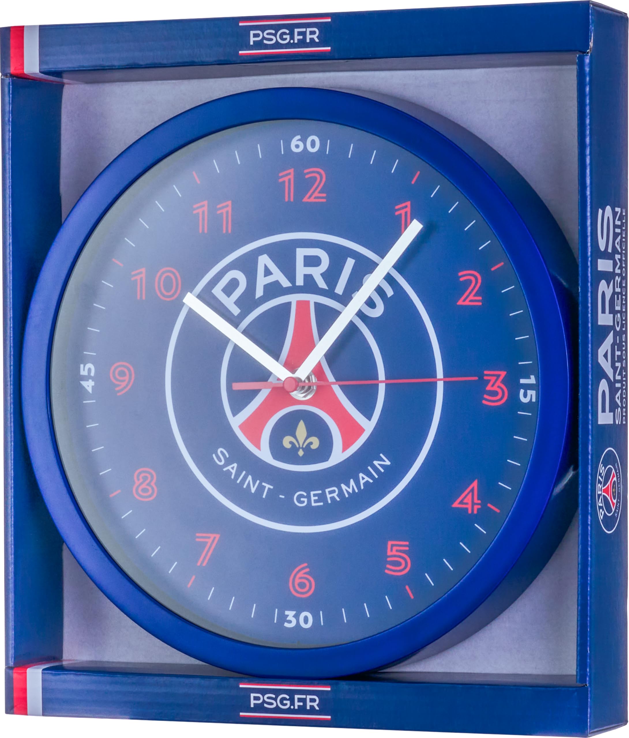 PSG Orologio da parete collezione ufficiale Paris Saint-Germain