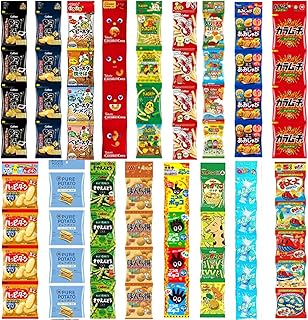 吊り下げ4連お菓子 詰め合わせ ミニスナック 食べ比べ 15種アソート セット まとめ買い 業務用・子ども会・イベント景品に Pikotta