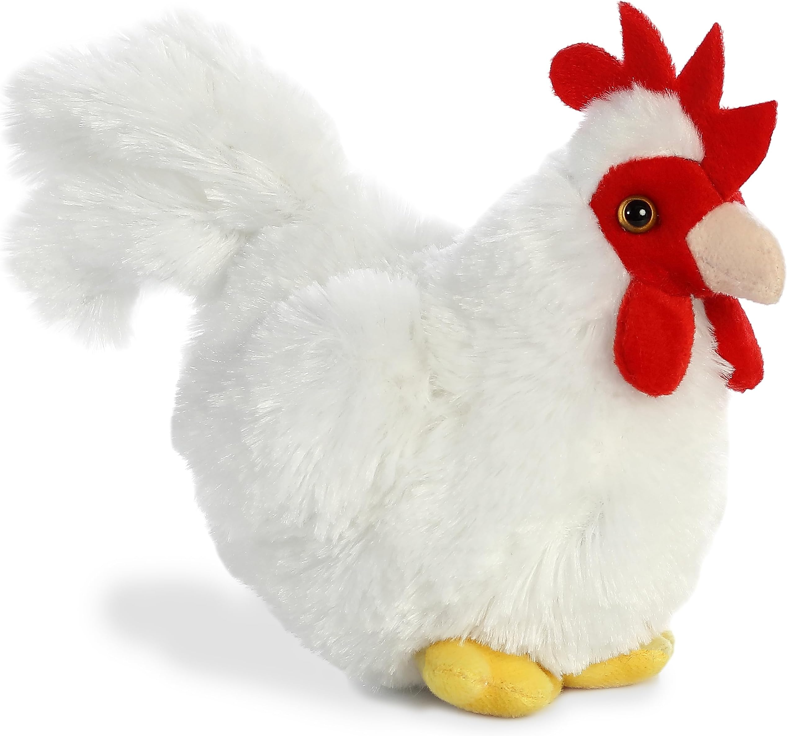 Aurora Mini Flopsie Toy Chicken Plush, 8-Inch