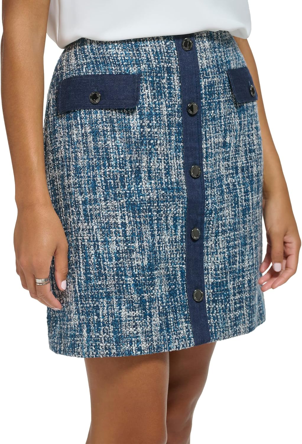 Calvin Klein Women's Tweed Suit Skirt - Image 3