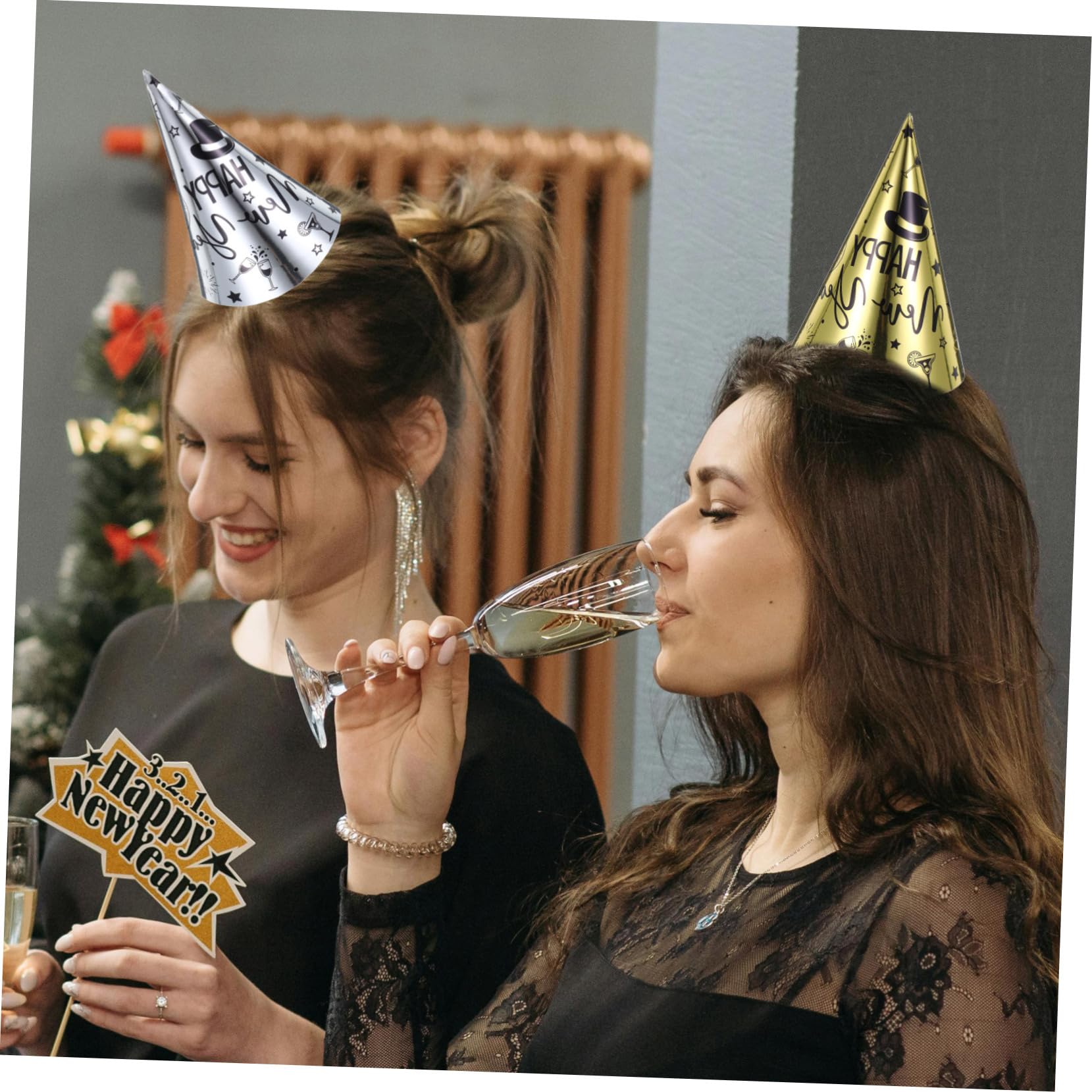 CHILDWEET 30stücke Partyhüte Für Silvester Papierkegelhüte Als Silvesterparty-zubehör Dekorationen Für Junge Mädchen Und Erwachsene in Verschiedenen Farben Bastelhut Zum Neujahr
