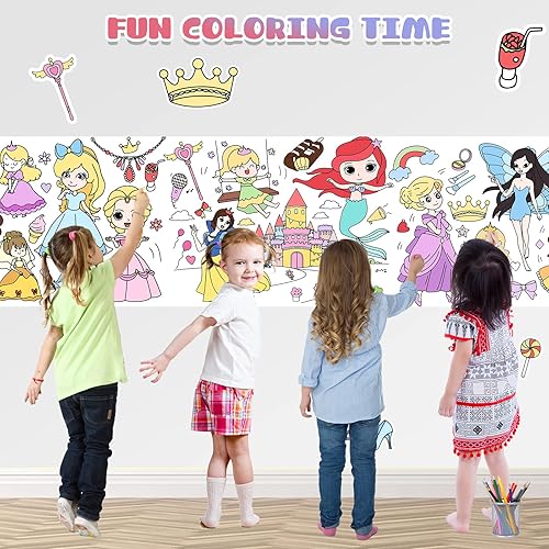 Miniatura 7 de ASOUNY - Rollo de papel para colorear para niños 118 x 149 pulgadas papel de dibujo de pintura papel de relleno de color rollo de papel de dibujo