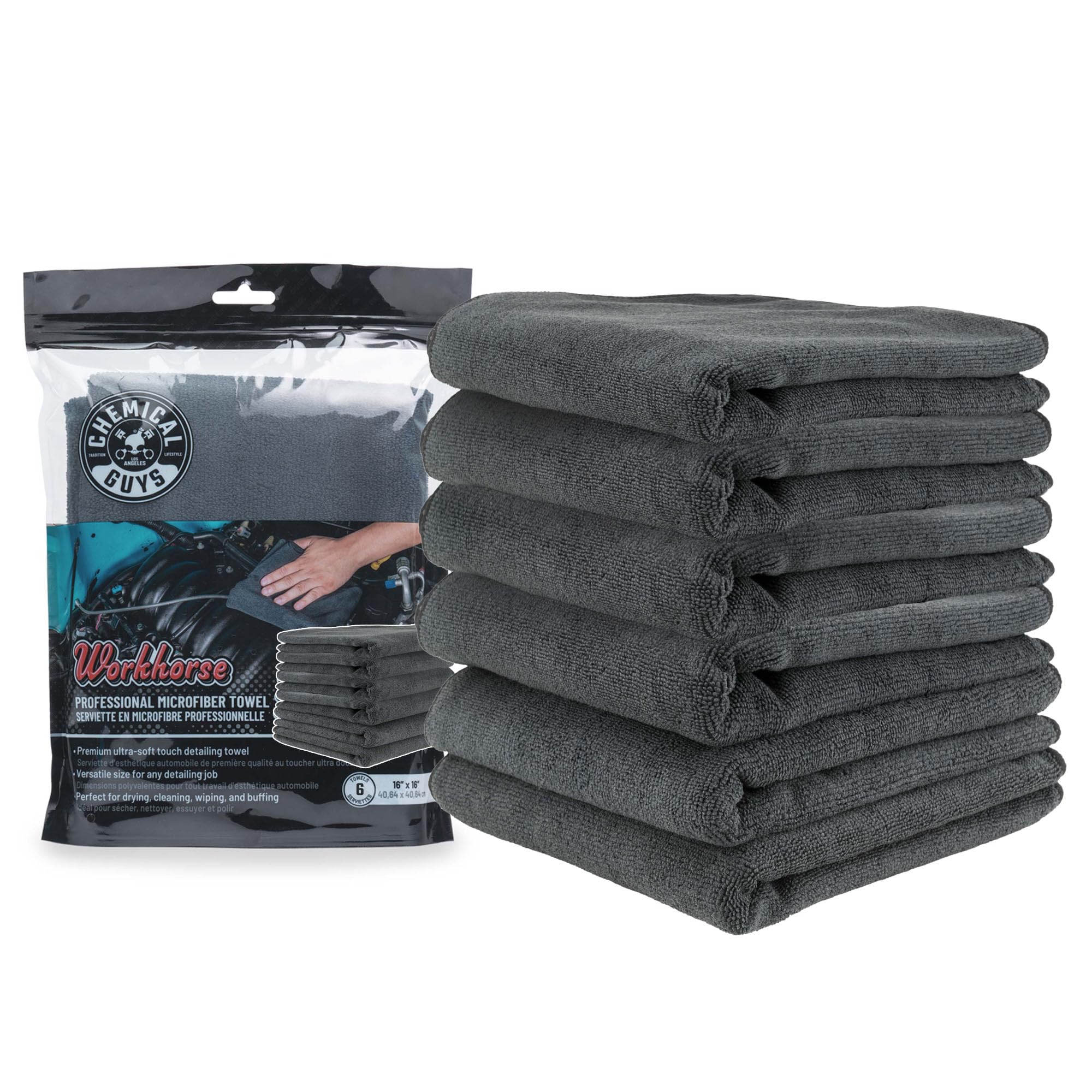 Chemical Guys MIC35306 Workhorse Professional Grade Microfiber