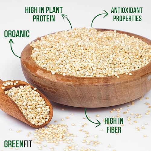 Miniatura 25 de OA QUINOA Now Greenfit Quinoa orgánica real de tres colores (10 libras)