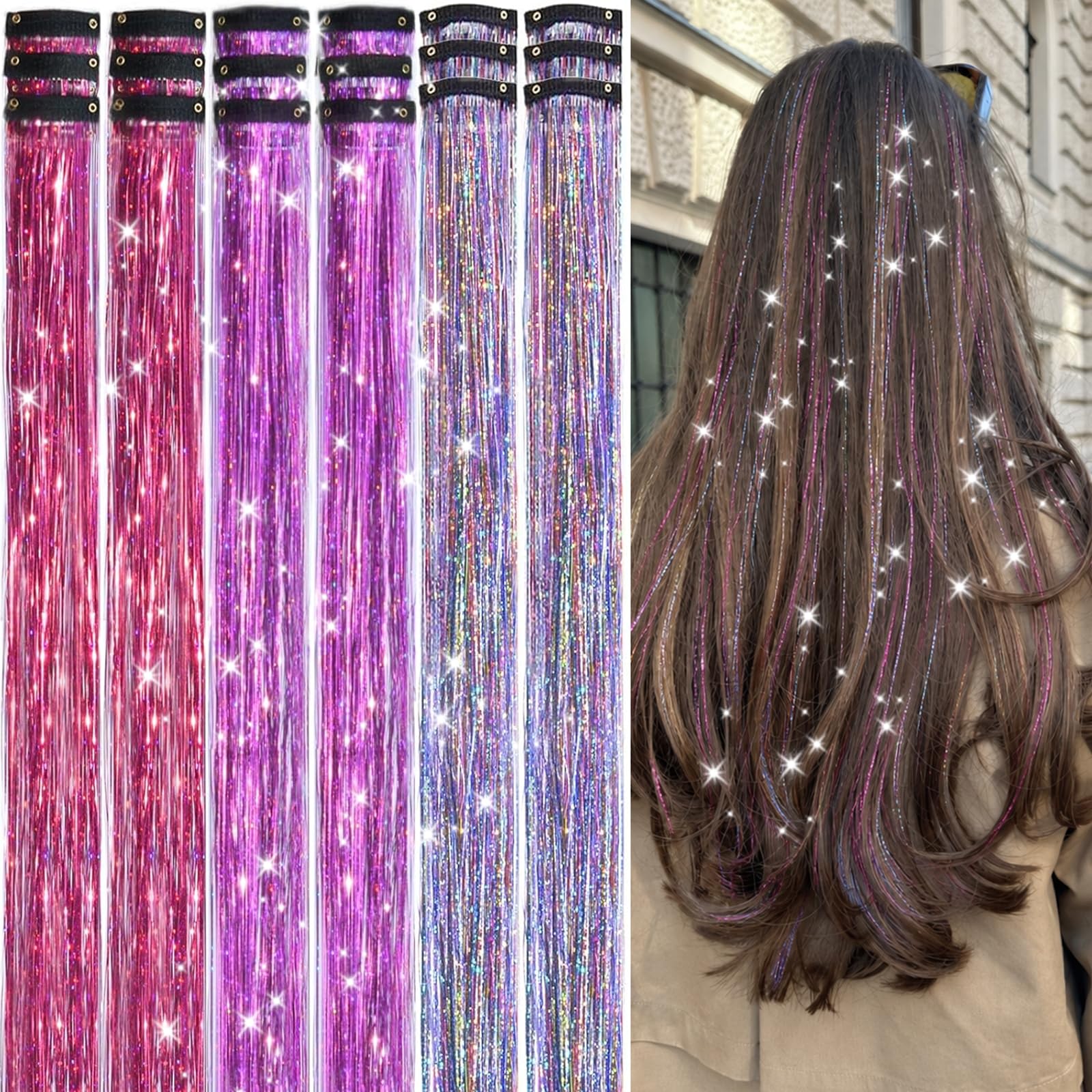 Fairy Hair Tinsel Kit - 18 Colors FREE SHIPPING -24