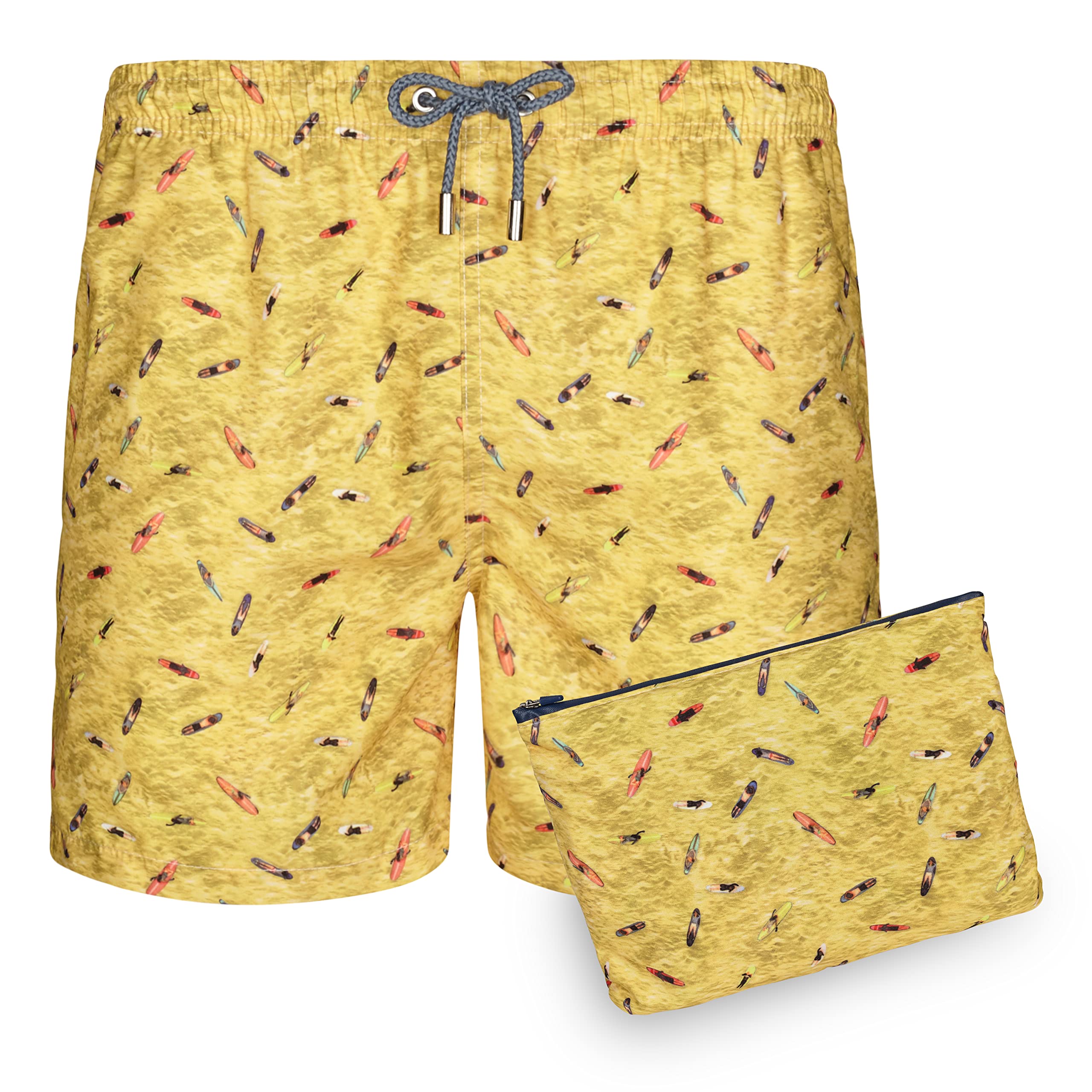 Blue coast yachting Bañador Hombre Estampado Secado Rápido