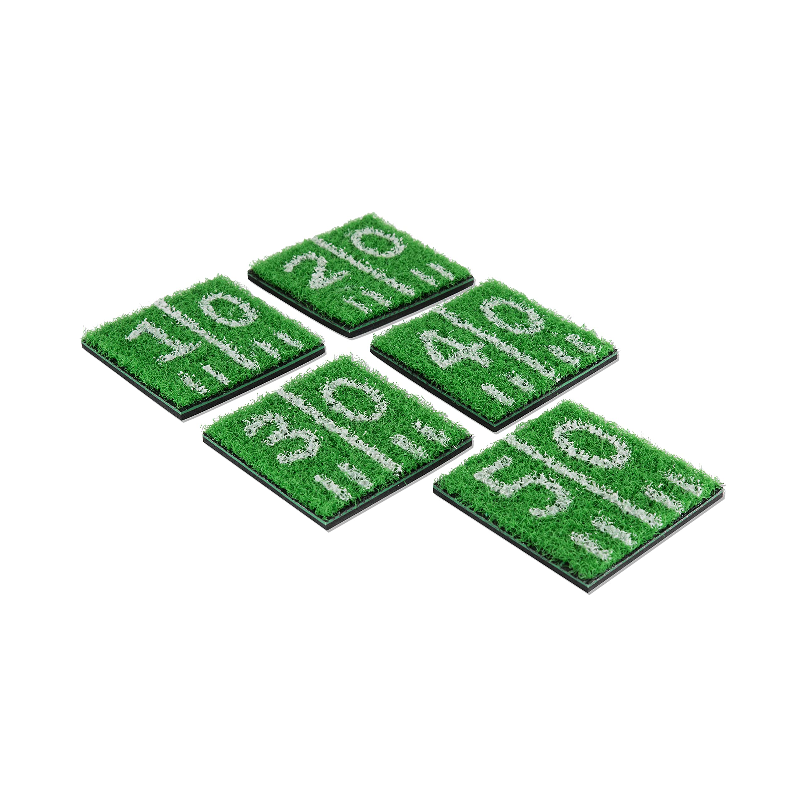 True Zoo Home Turf Coasters, Astro Turf Grass Coasters, Beer Coasters, Football Game, Sports & Outdoors, Football Accessories, Green, Set of 5