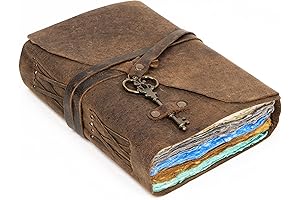 Vintage Leather Write On My Story Journal