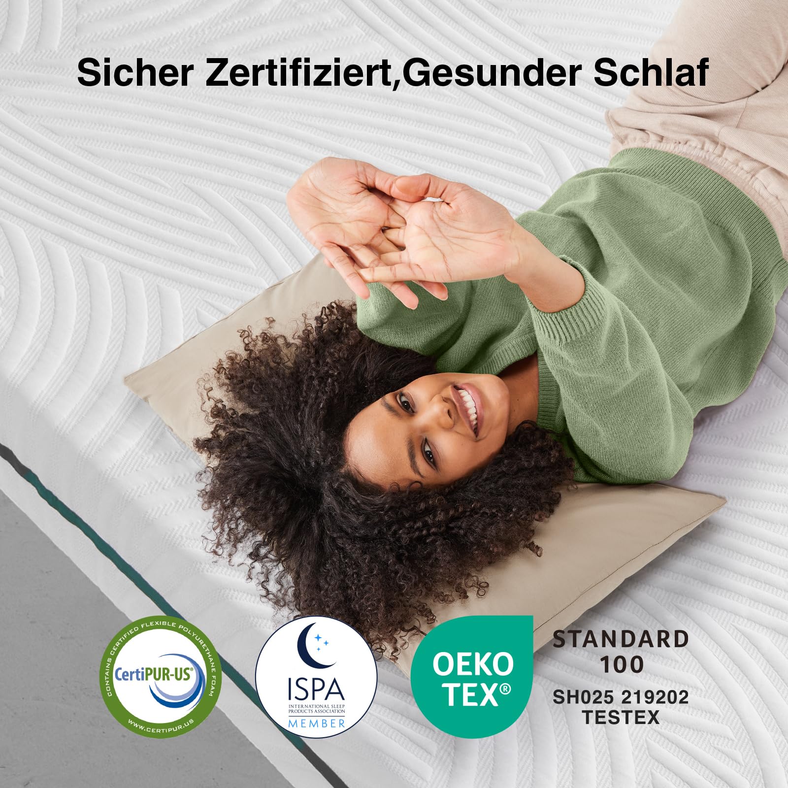 Novilla 7,5cm Matratzentopper 140x200cm Memory Foam – Kaltschaum Topper für Sofa, Bett, Boden, Gästebett, Wohnwagen – Schlafauflage weich & stützend – Waschbar mit Gummiband – Gel Topper