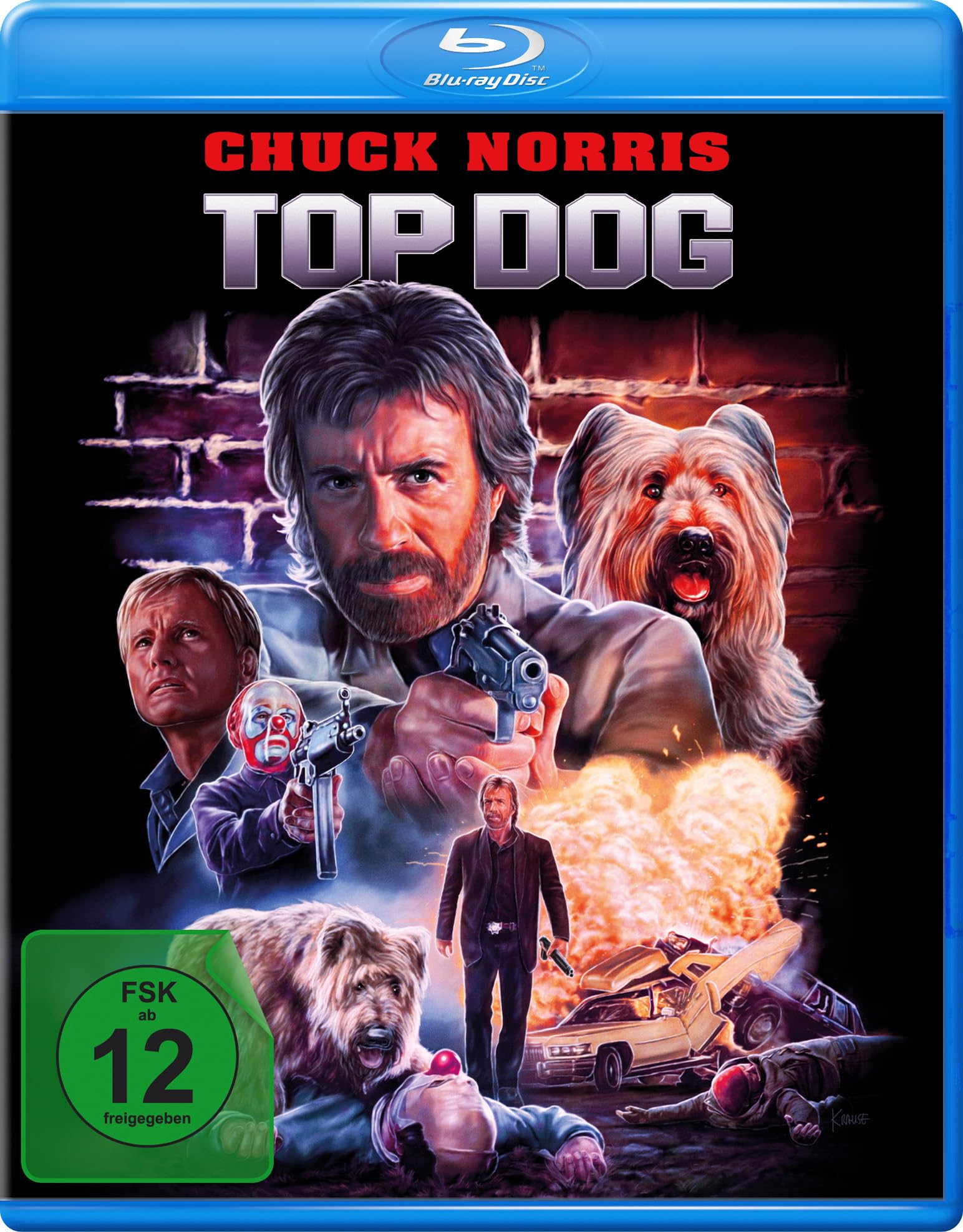 Top Dog correa de cuero natural trenzado a mano con enganche metálico reforzado