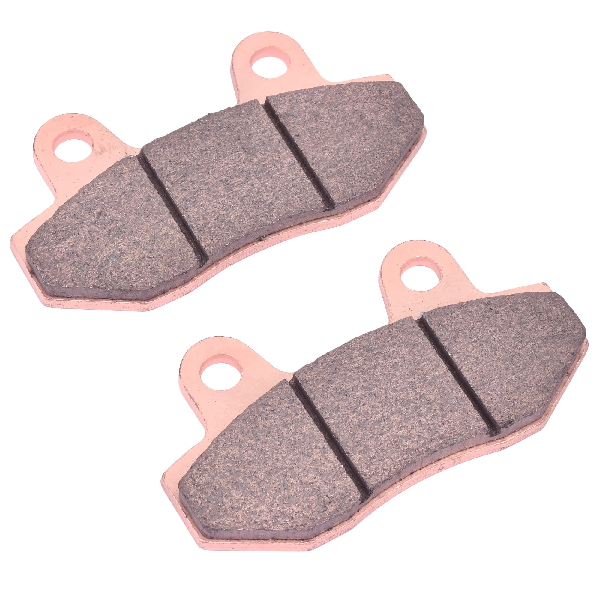 Front Brake Pads Disc Tablets For K-YM/CO Active SR 50cc 2008-2011 Jetix 50 125 2010-2015 Spike 100 125 2000-2006 Jetix 150 2010 (Color : Copper based)