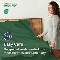 Vista 246 de Sábana encimera de bolsillo profundo, más suave que el algodón egipcio, 1 sábana encimera para colchón tamaño Queen