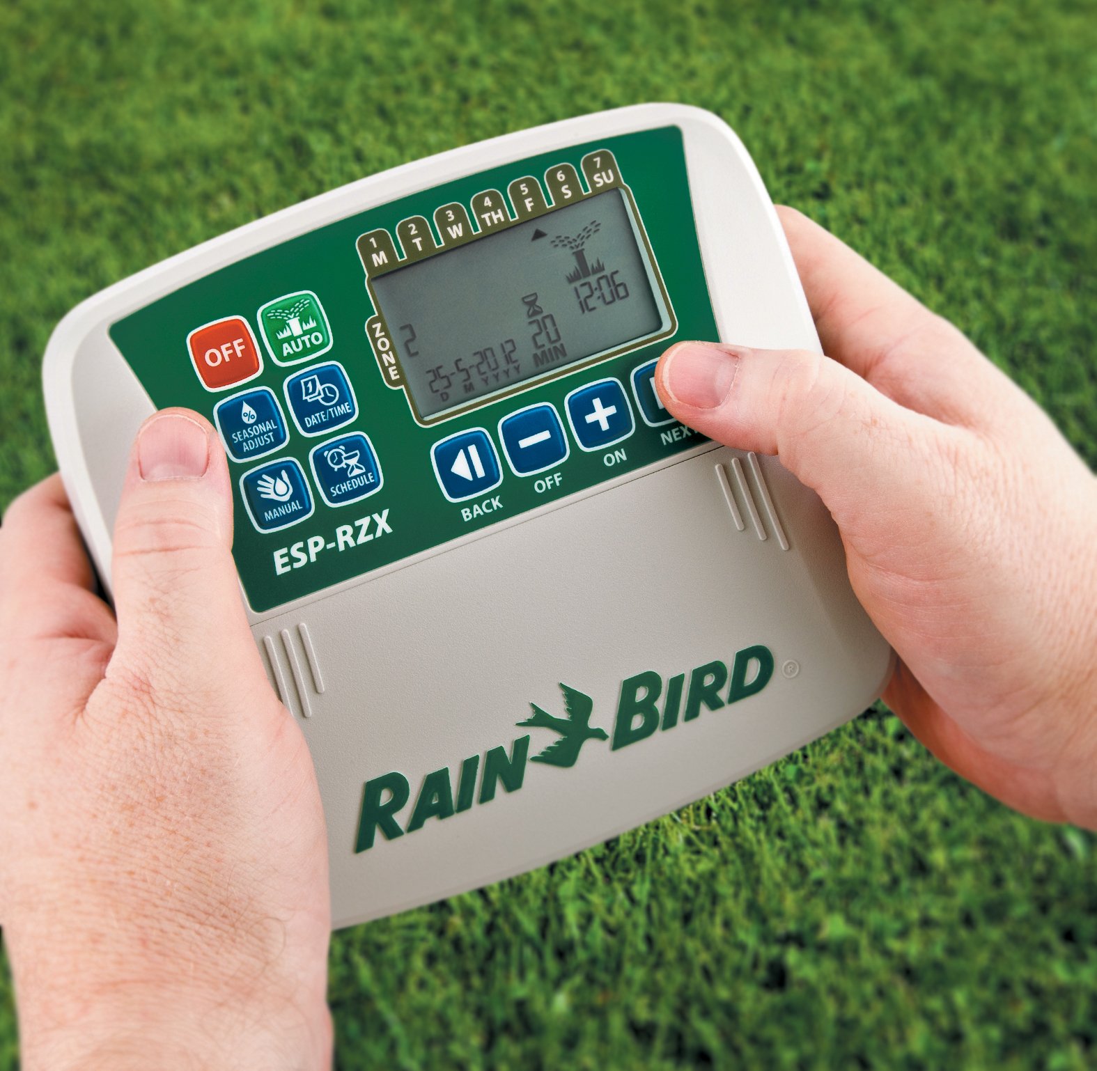 Programador Rain Bird,Cantralina Riego, 8 estaciones para Exterior, Mondonatura SRL