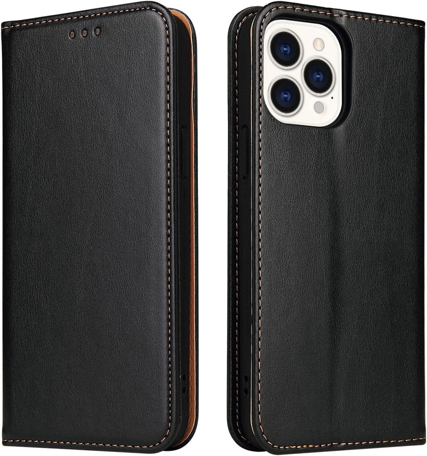 Funda para iPhone 13 estilo libro ideal para viajes y reuniones 7
