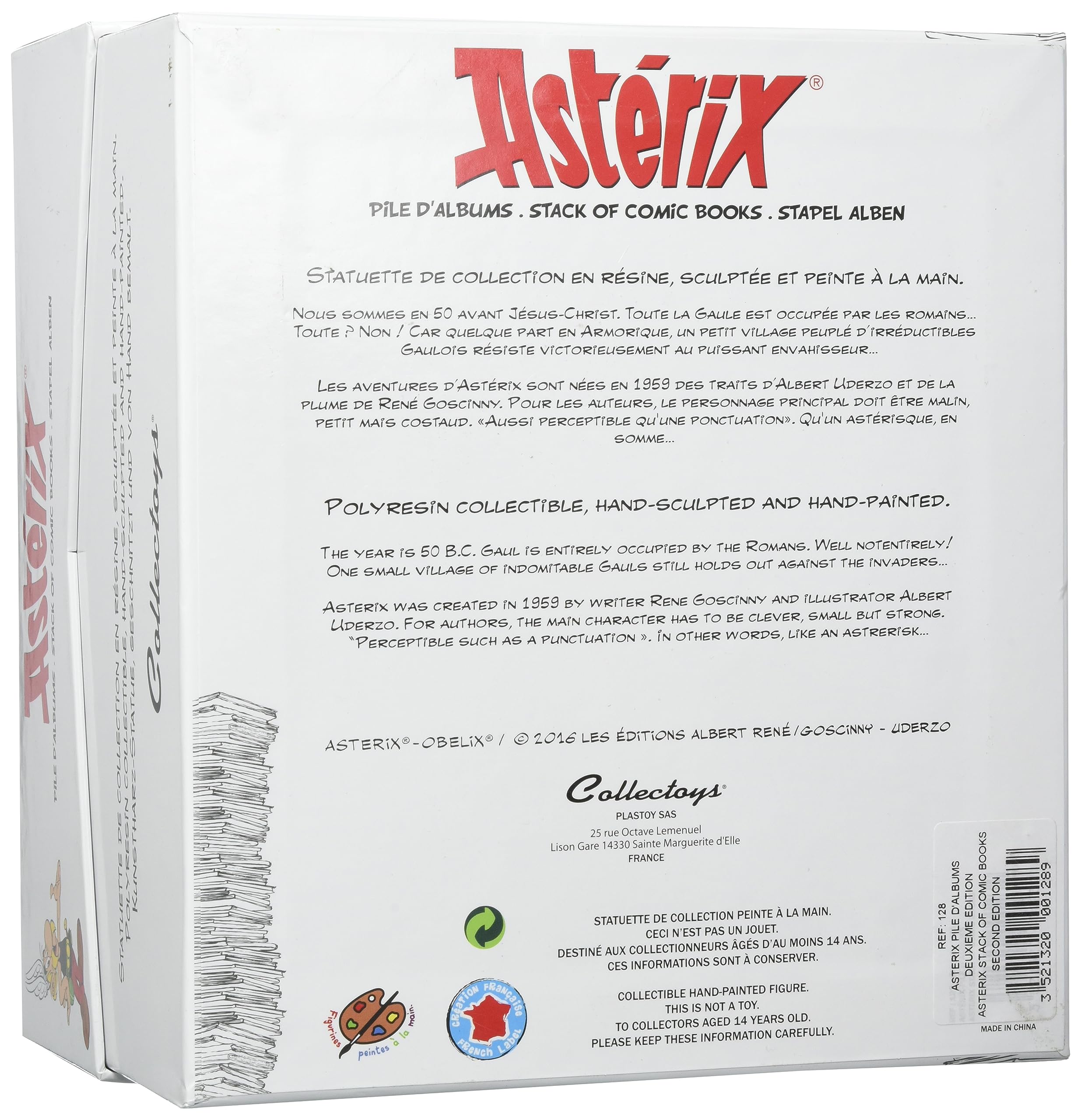 LOT Figurines Astérix – Atlas & Plastoy 2002 – Amérix, Maestria, Homéopathix, Anglaigus, Obélix
