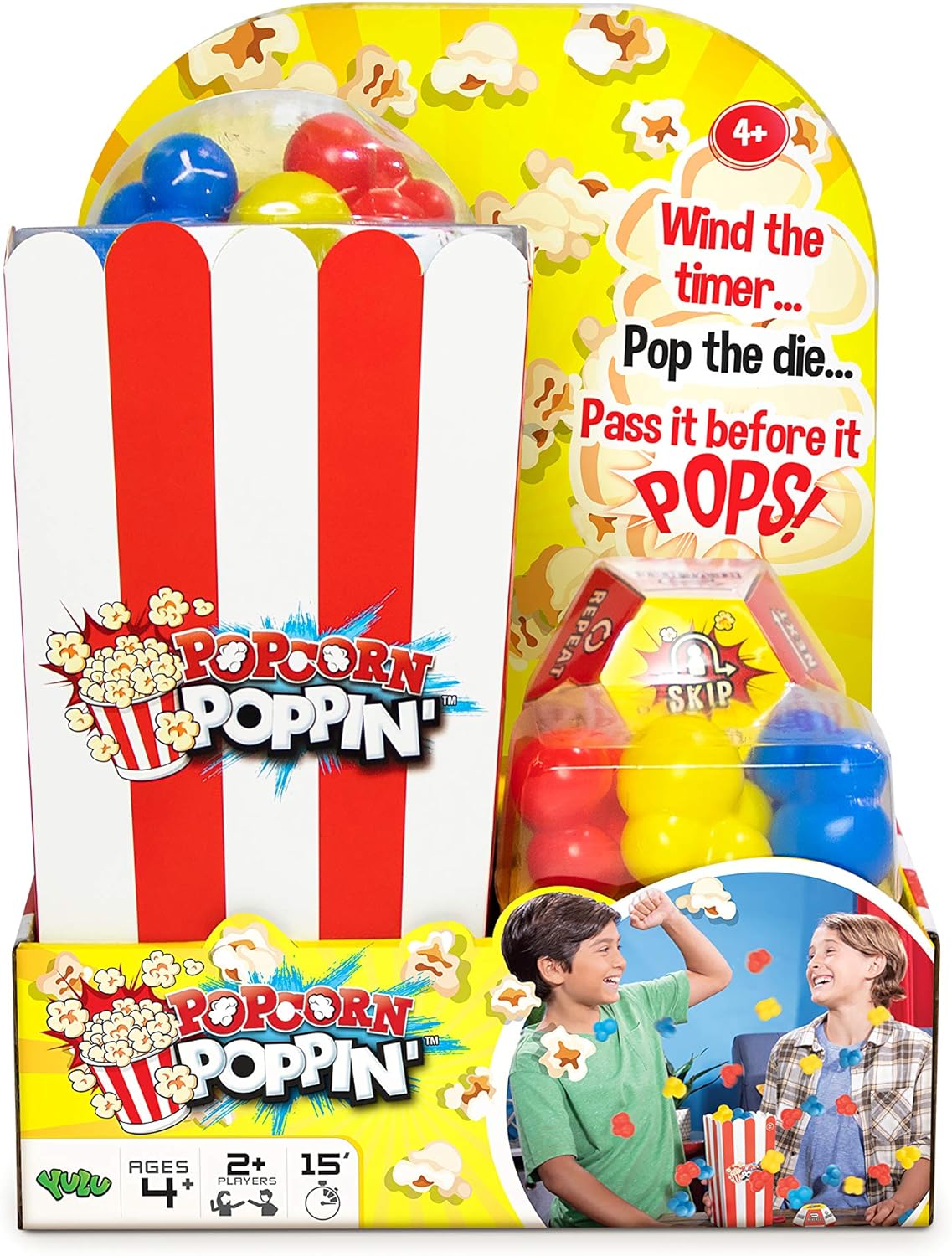 Moose Racing Popcorn Poppin' for Ages 4+ 2+ Players Includes