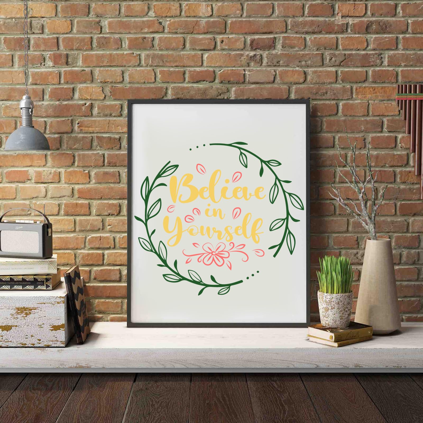 JSRQT 16Pcs Inspirational Word Stencil for Painting - Image 2