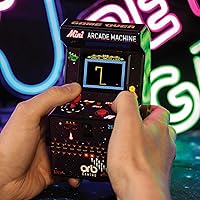 Vista 6 de Mini Arcade Machine, 240 Built-in 8-Bit Games, 2.5” Full Colour Screen, 8-Way Joystick, Handheld Retro Games Console – Orb Gaming by ThumbsUp!