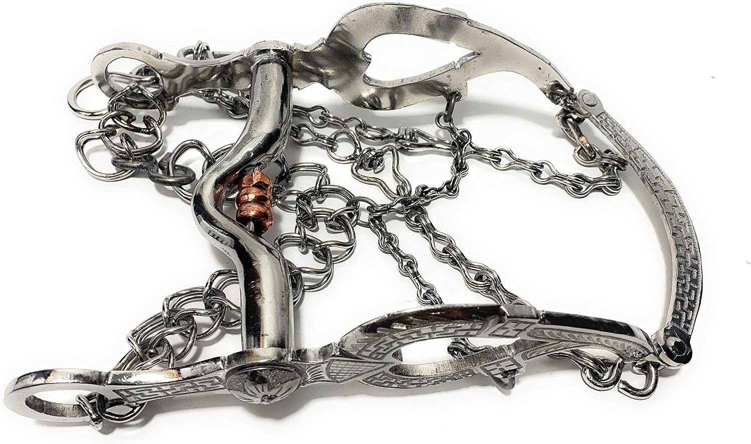 5 1/2" Charro Saddle Mexican Horse Bit, Freno Charro para Caballo