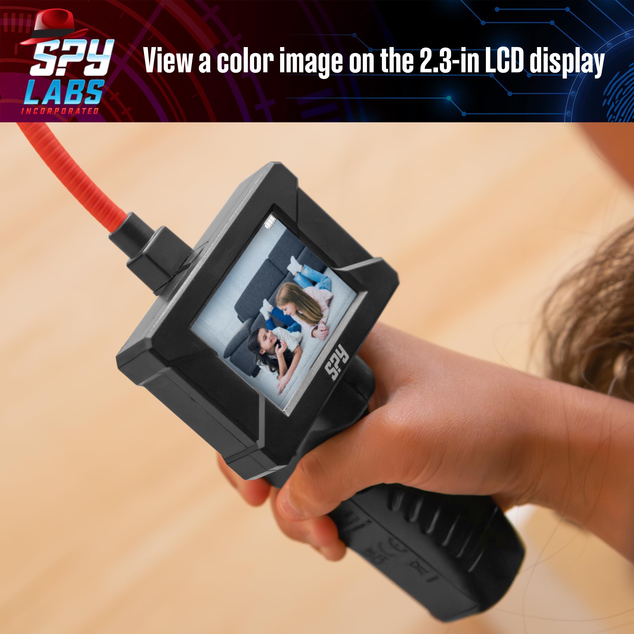 Spy Labs Inc: Alcance digital de serpiente | Juguete detective para niños y niñas a partir de 8 años | Cámara digital flexible de 26 pulgadas para investigaciones discretas de juegos 4