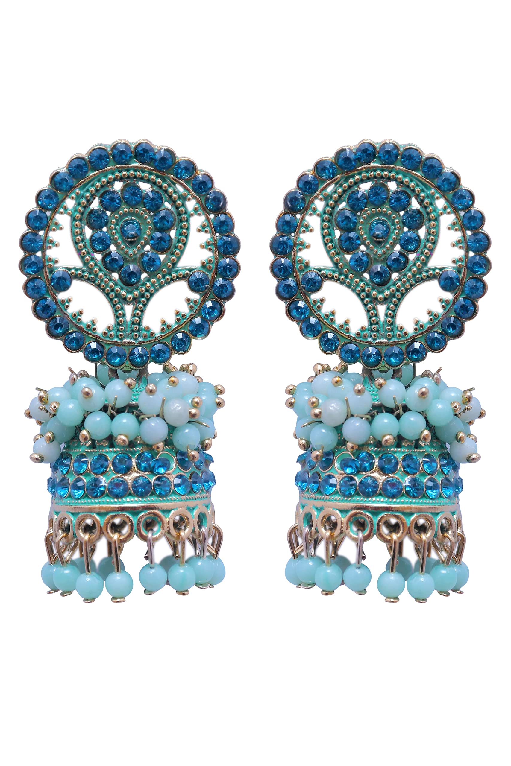 See full amazon price history chart for Antique Ethnic Oxidised Gold Polish Designer Fashion Jhumka Earrings Jewellery Women (Blue Green) Antique Ethnic Oxidised Gold Polish Designer Fashion Jhumka Earrings Jewellery Women (Blue Green) (B0BZ8FX7YQ) Amazon Price History, Amazon Price Tracker