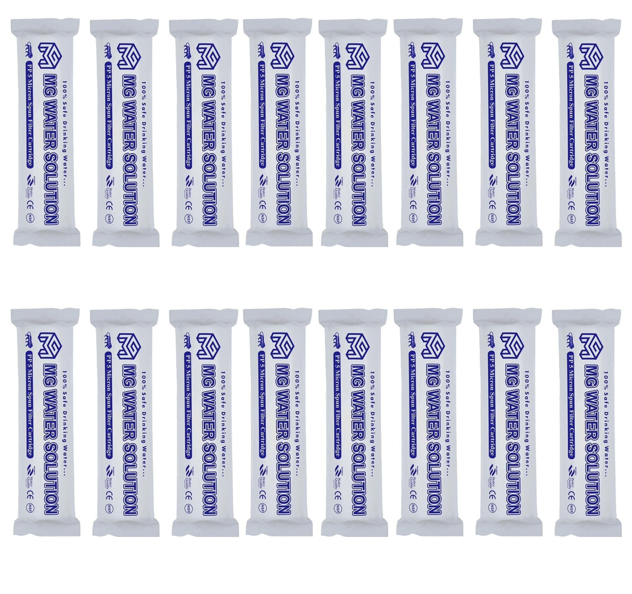 MG WATER SOLUTION PP5 Micron Filter Candle/Spun Cartridge 10 Inch Pre-Filter Candle, Comptabilte for All Type RO Water Purifiers (Pack of 20) (B0CGVLDNYH) Amazon Price History, Amazon Price Tracker