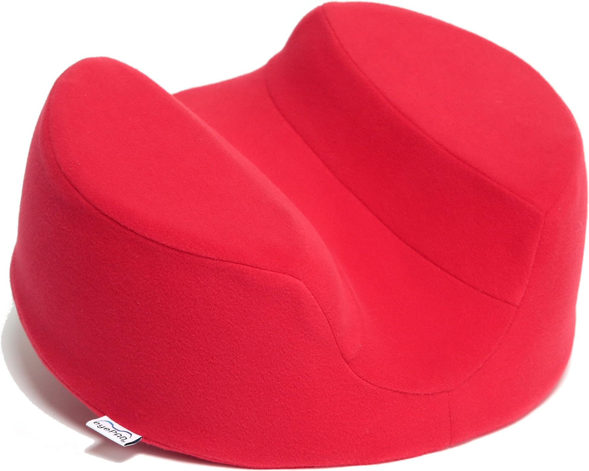 eyePAD the TV cushions for eyeglass wearers - television pillow, reading pillow, neck pillow and cushions, massage cushions - Color red