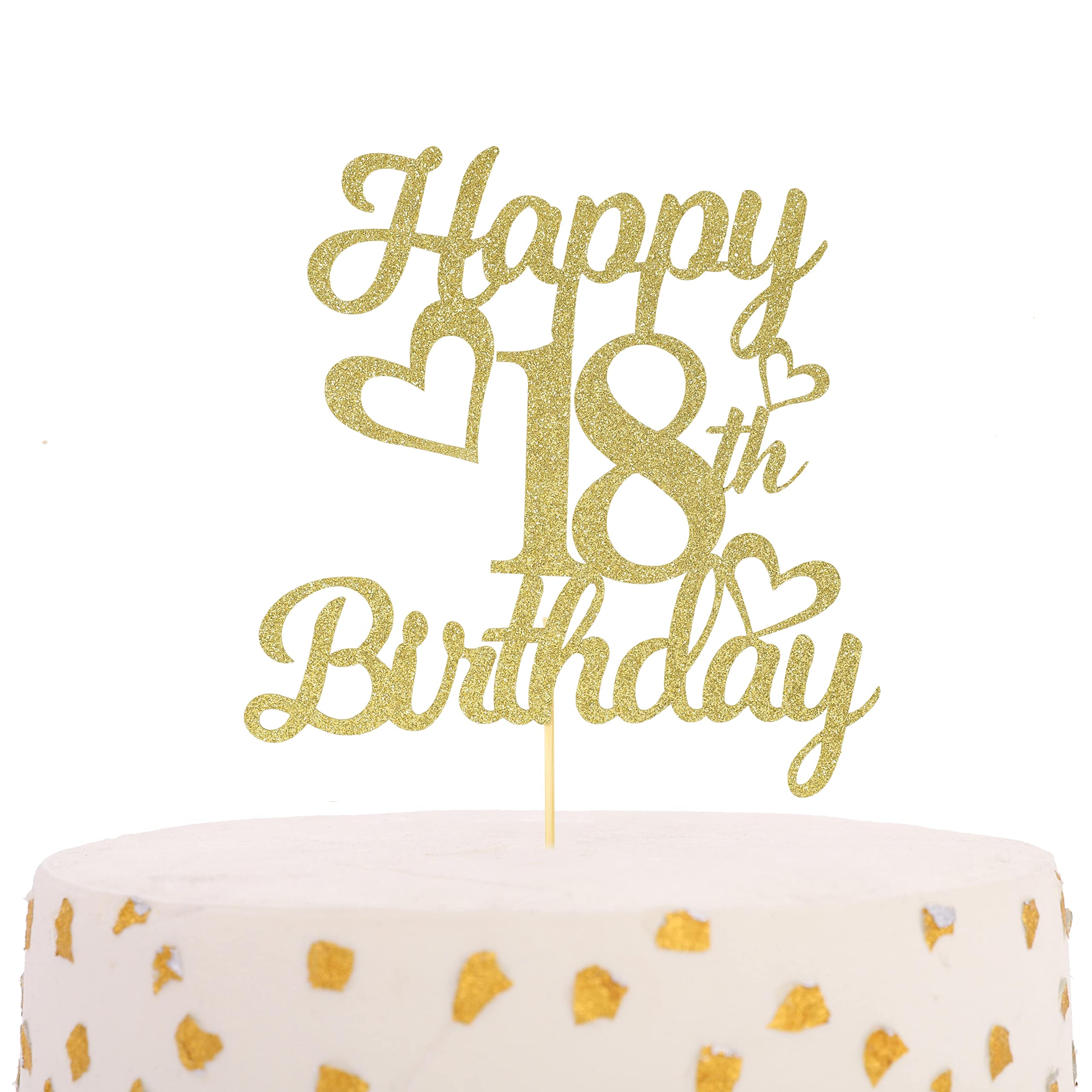 Buy YOUAME Happy 18th Birthday Cake Topper Birthday Cake Topper