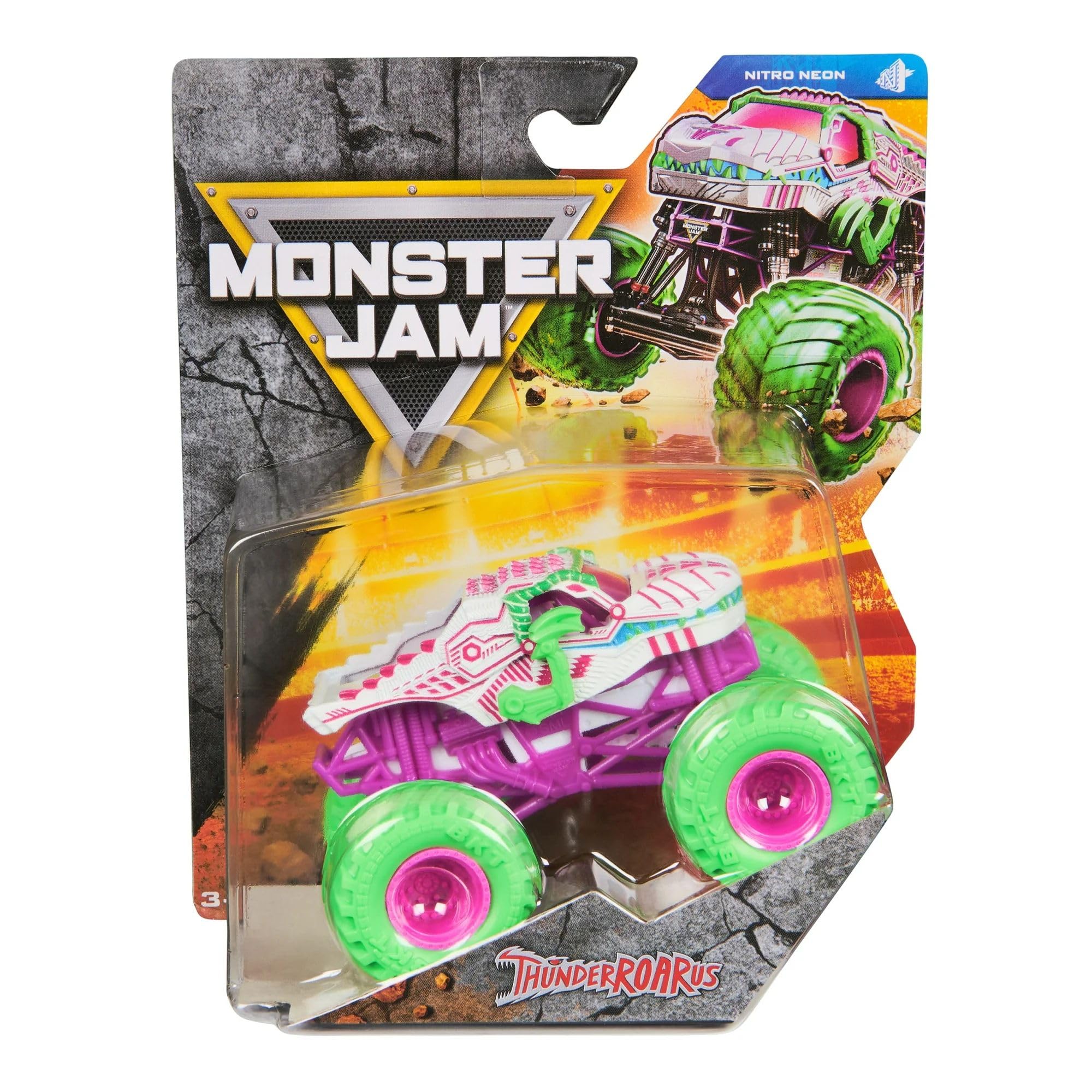 Monster Jam 2025 Official 1:64 Diecast Truck Series 42 Nitro Neon
