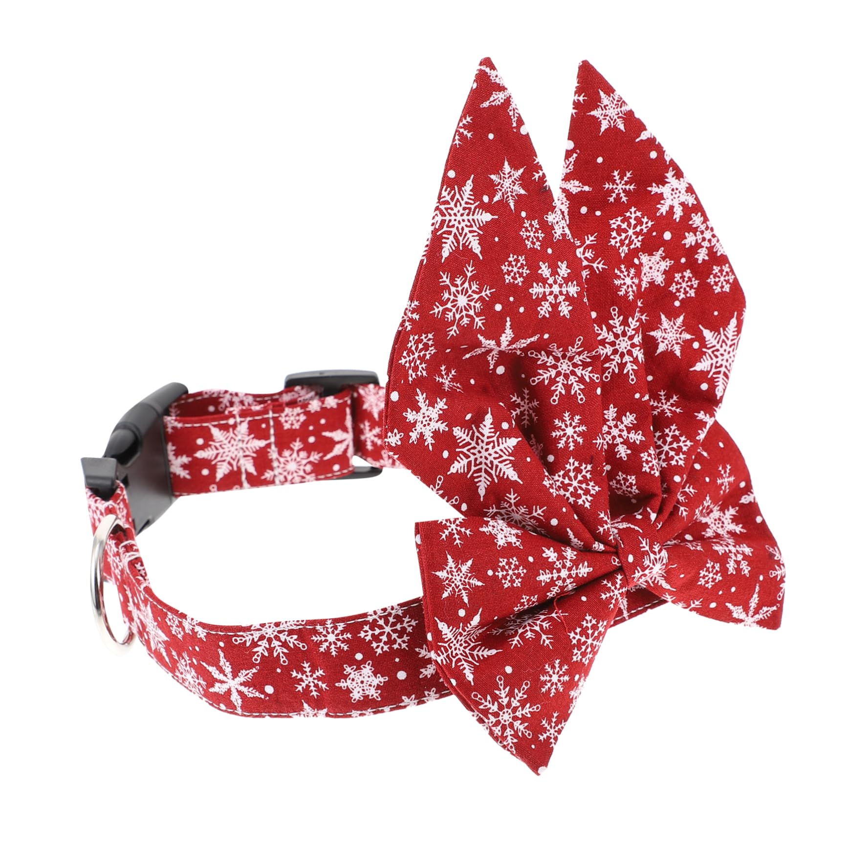 Collier de Noël pour chat et chien réglable idéal pour les repas et photos de fêtes en famille
