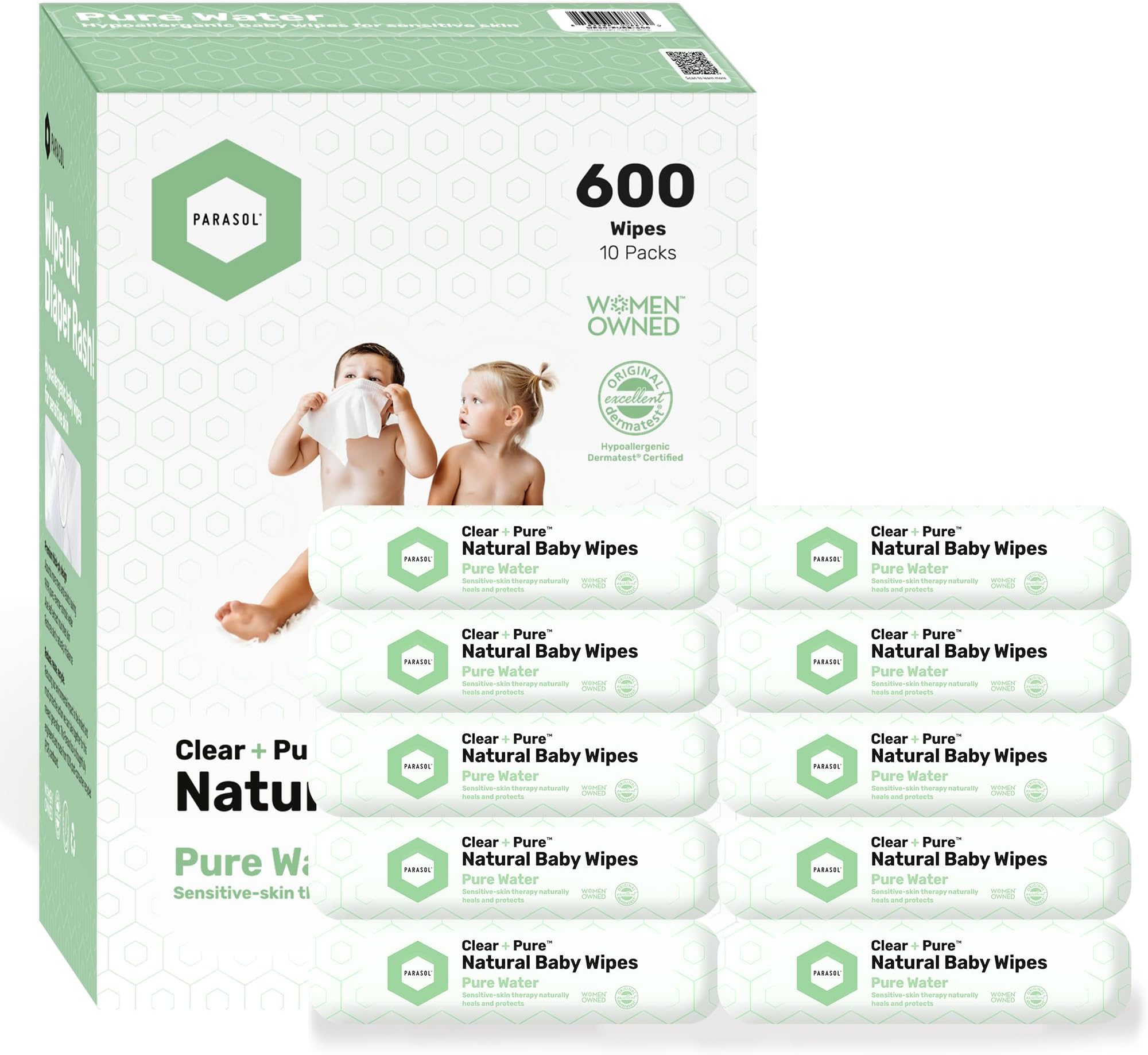 Clear+Pure Natural Baby Wipes