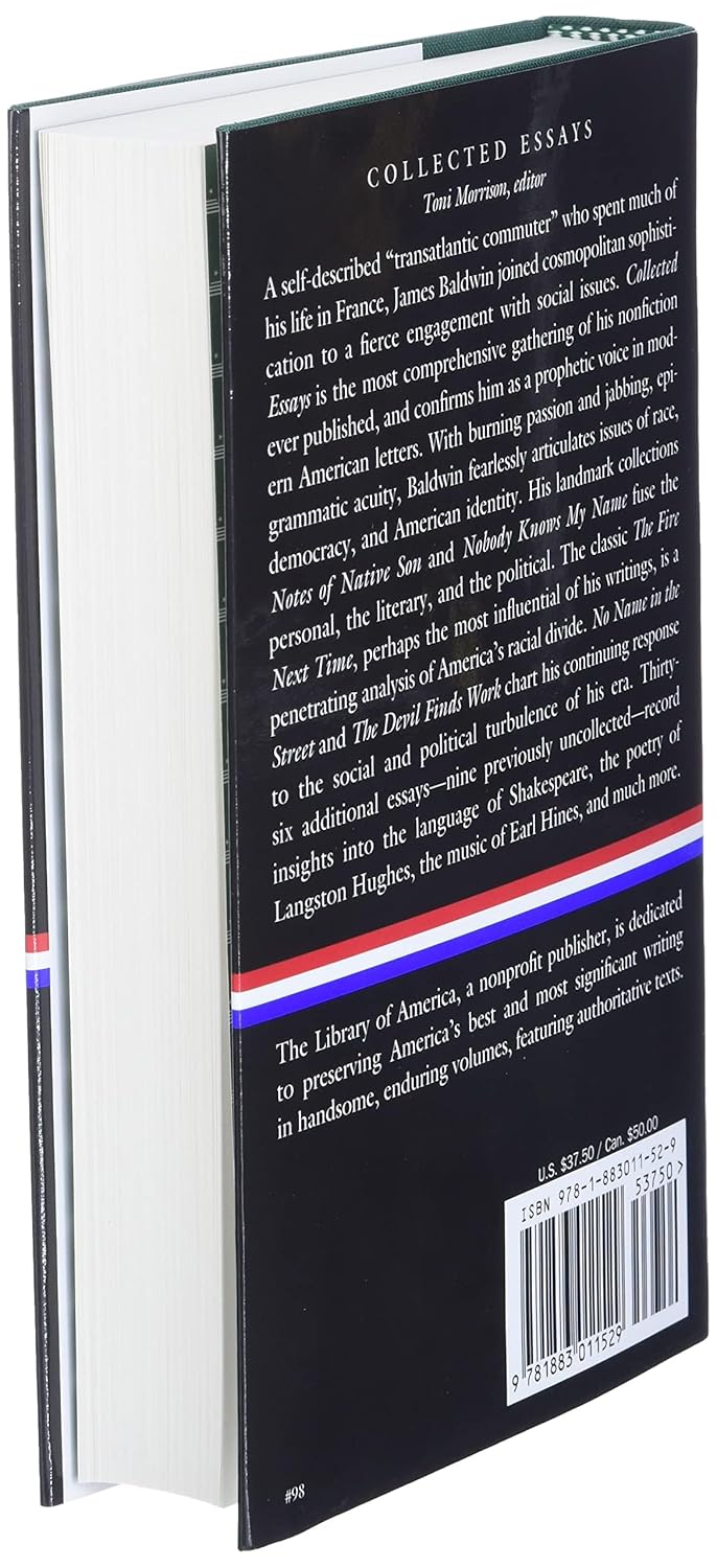 James Baldwin : Collected Essays : Notes of a Native Son / Nobody Knows My Name / The Fire Next Time / No Name in the Street / The Devil Finds Work / Other Essays (Library of America) - Image 4