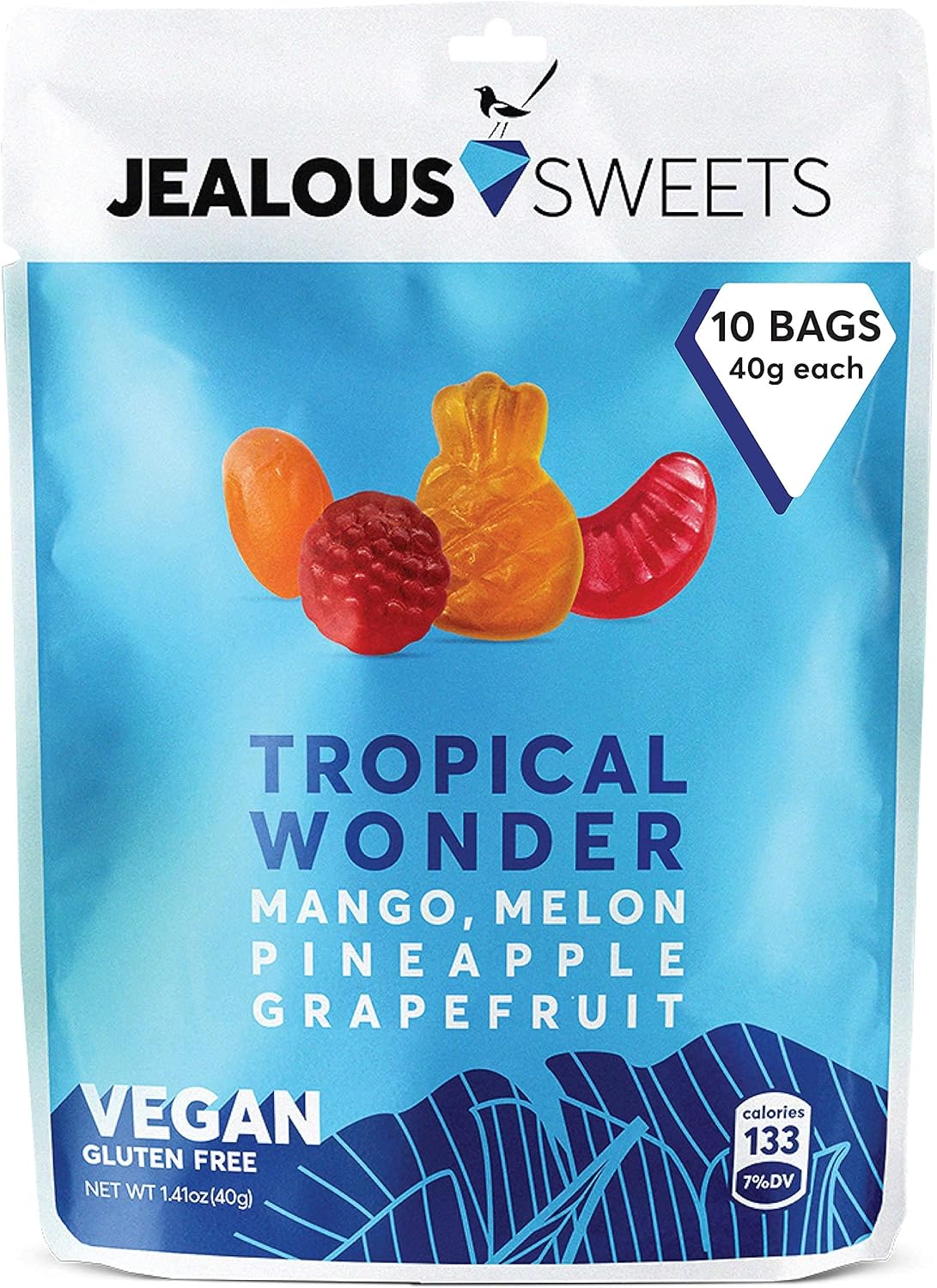 JEALOUS SWEETS Mango Melon Pineapple Grapefruit Gummy Tropical Wonder