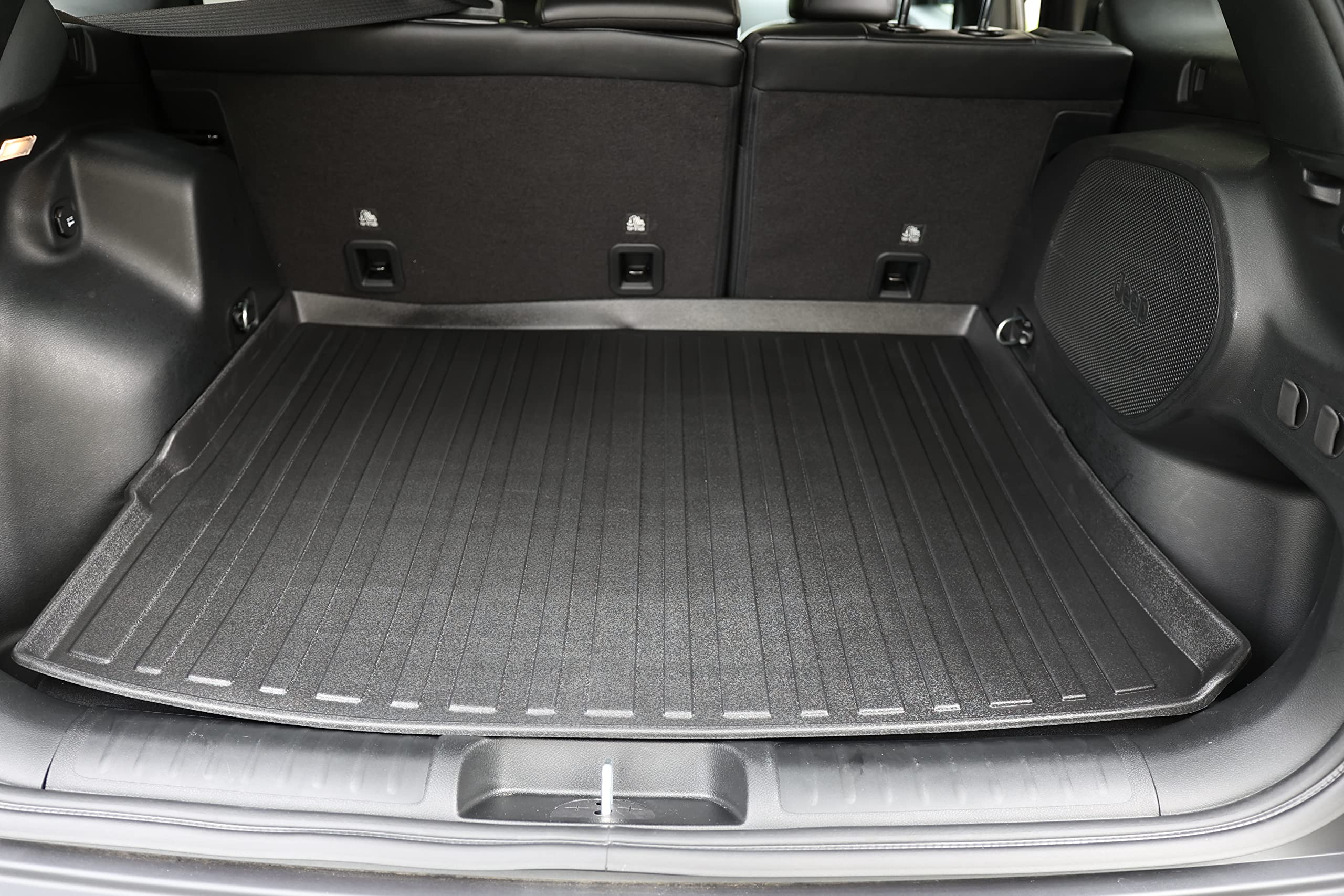 Premium Cargo Liner for Jeep Cherokee 2019-2023 - 100% Protection - Custom Fit Car Trunk Mat - All-Season Black Cargo Mat - 3D Shaped Laser Measured Trunk Liners for Jeep Cherokee