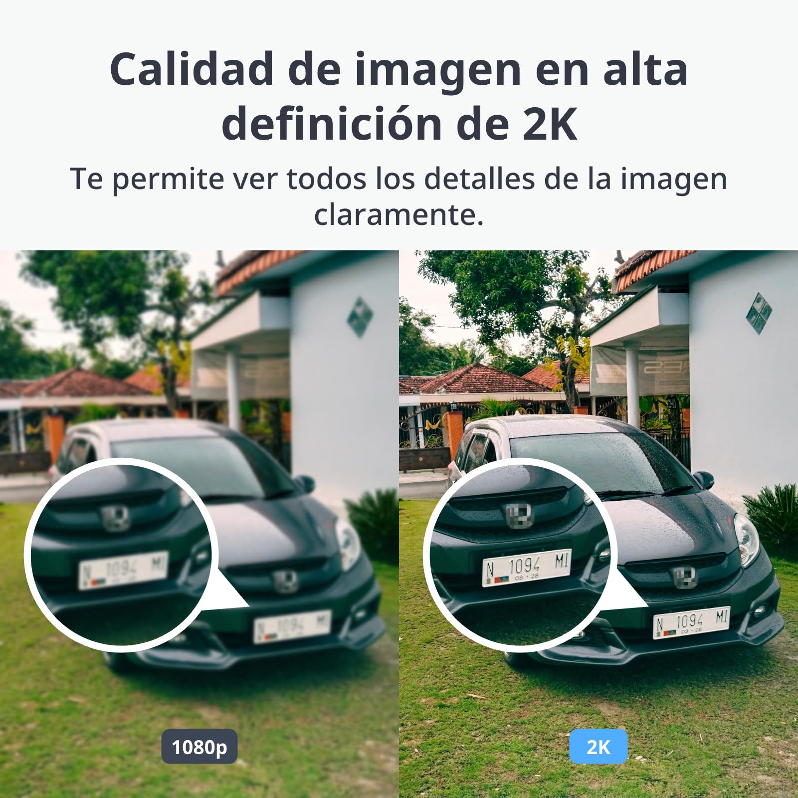 SwitchBot Cámara de Seguridad Inalámbrica Kit, Cámara 2K, Exterior con Panel Solar, Vigilancia Continua, Visión Nocturna en Color, Detección de Movimiento por IA, Compatible con Alexa, WiFi 2.4G