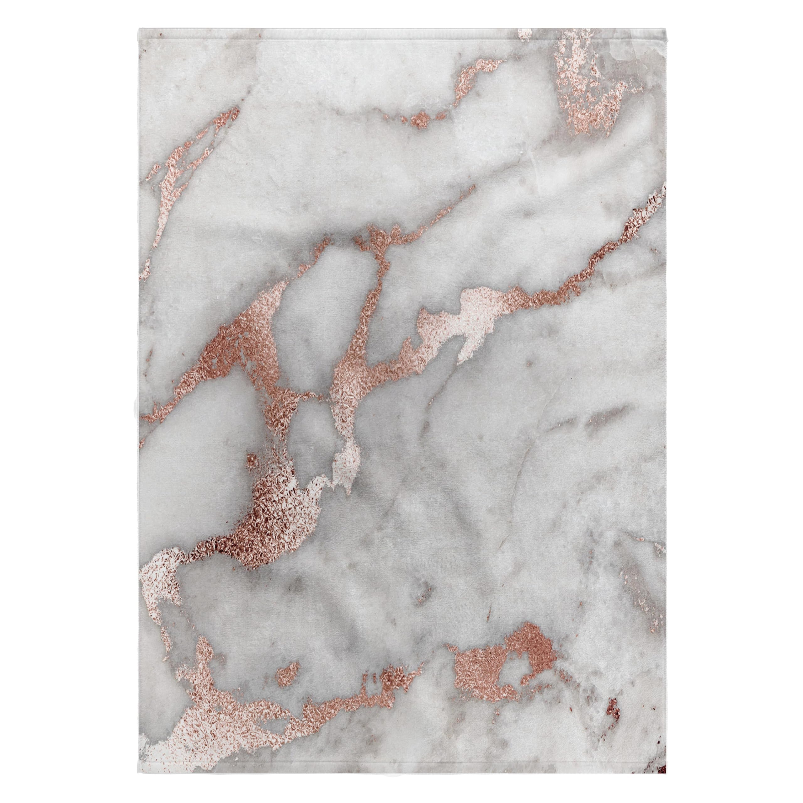 3dRose 22x30 Bath Hand Pool Towel - Image of Chic Gray Trendy Copper Rose Gold Marble Agate Gemstone Rock Quartz Faux Glitter Pattern