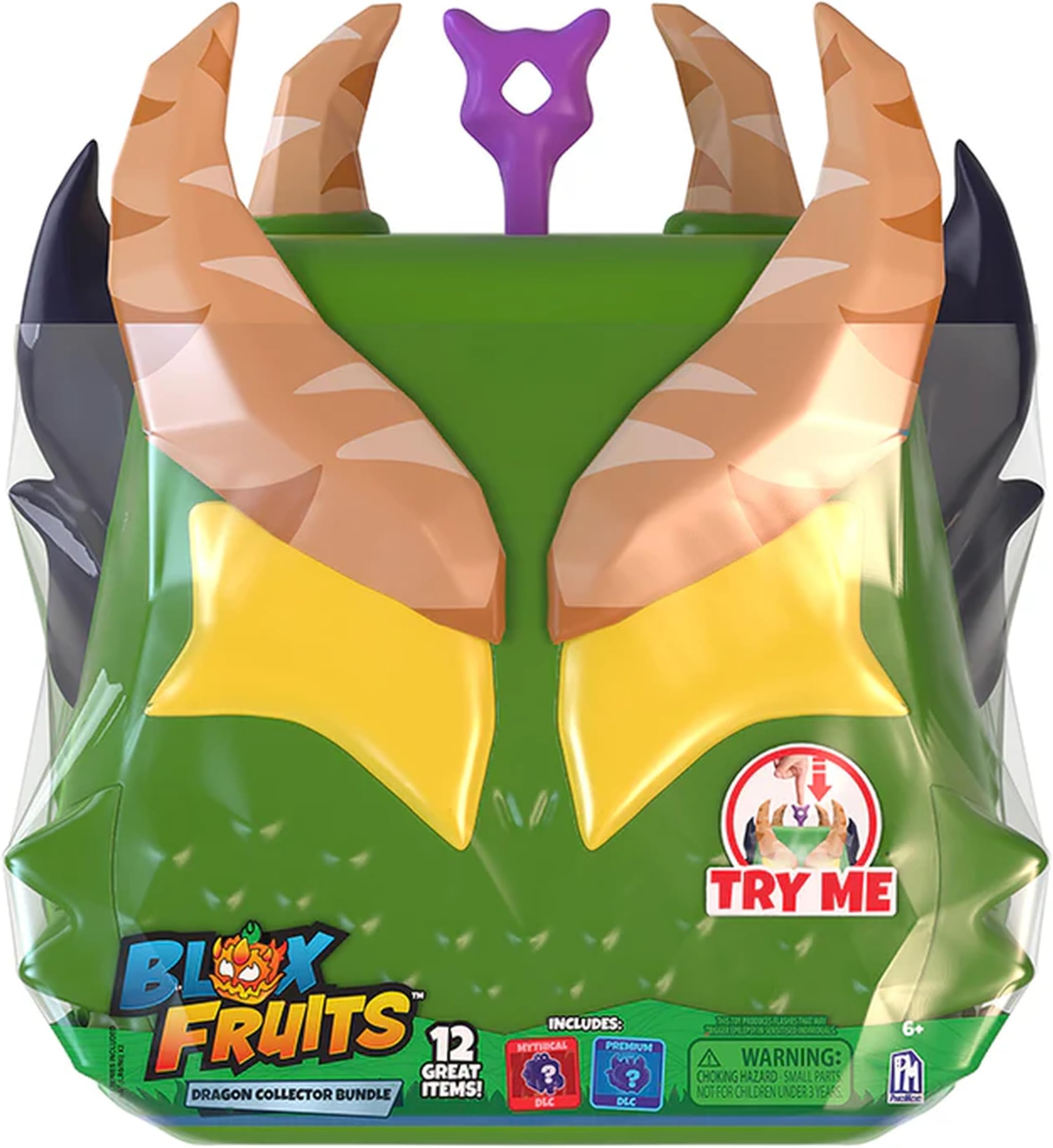 Blox Fruits Dragon Collector Bundle, Official License Action Figures, Collectibles Cards, Plush Toys, Minifigures, Toys for Kids