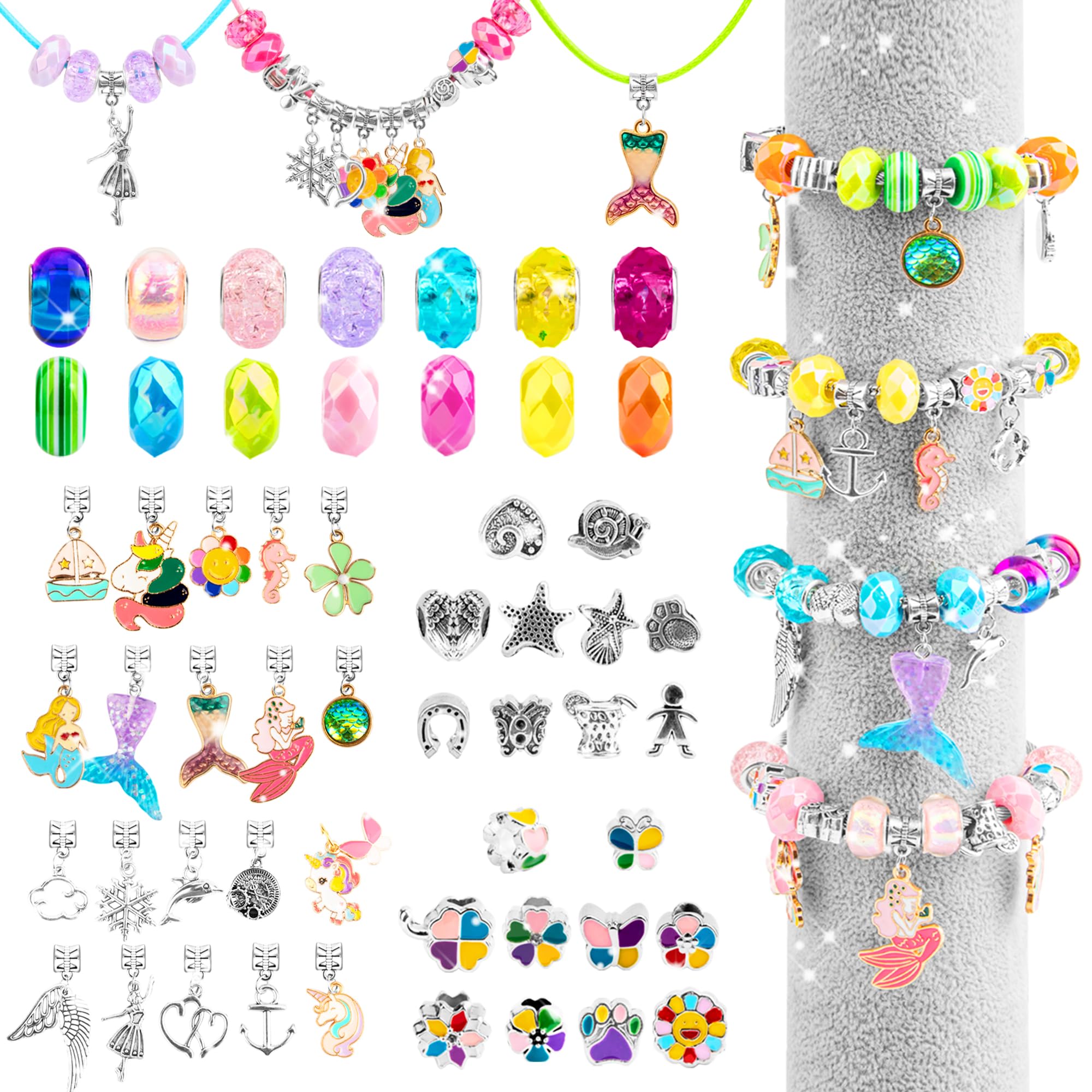 Amazon.co.jp: YUNAI 宝石 おもちゃ アクセサリーキット 女の子 