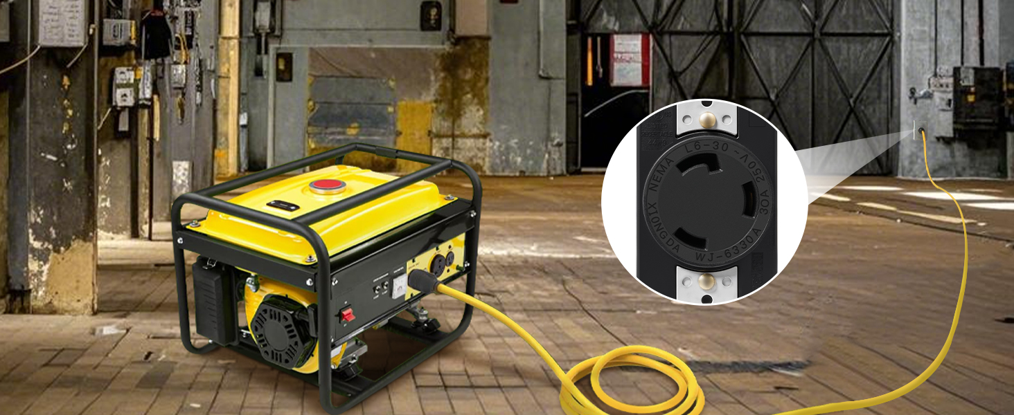 Amazon.com: Yomiuwo 1 Pack NEMA L6-30R Flush Mount Locking