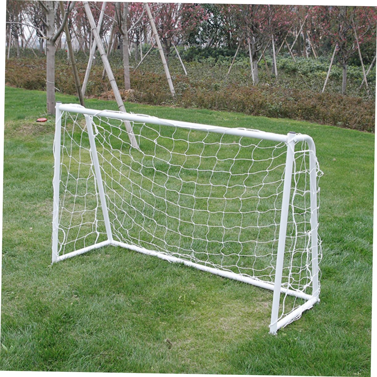 Hemoton 2pcs Portable Soccer Goal Net for Outdoor Training Pe Football Supplies for Youth and Backyard Practice Supports Players