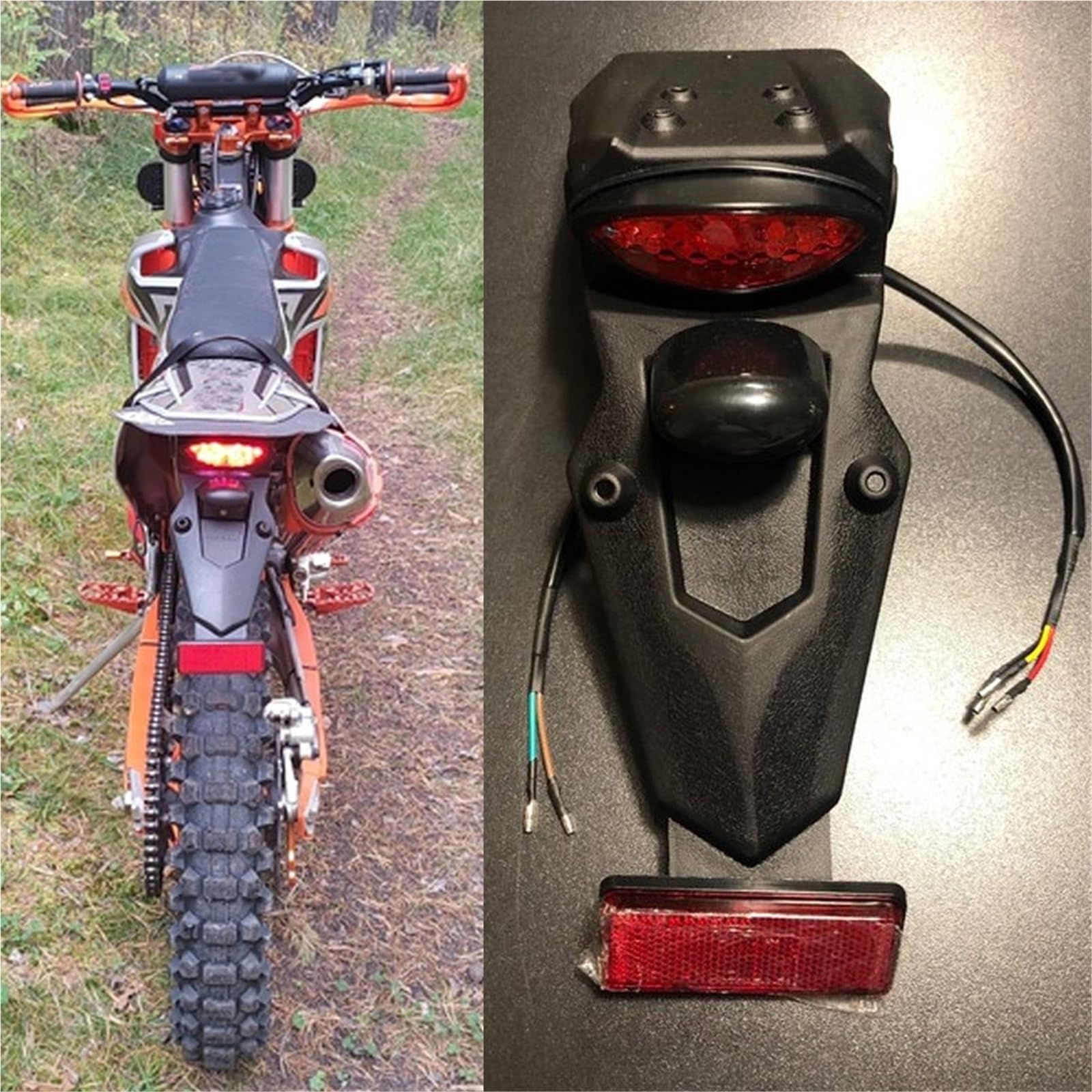 Pasuje do GR 8 GR8 Uchwyt tablicy rejestracyjnej Tylny błotnik motocyklowy