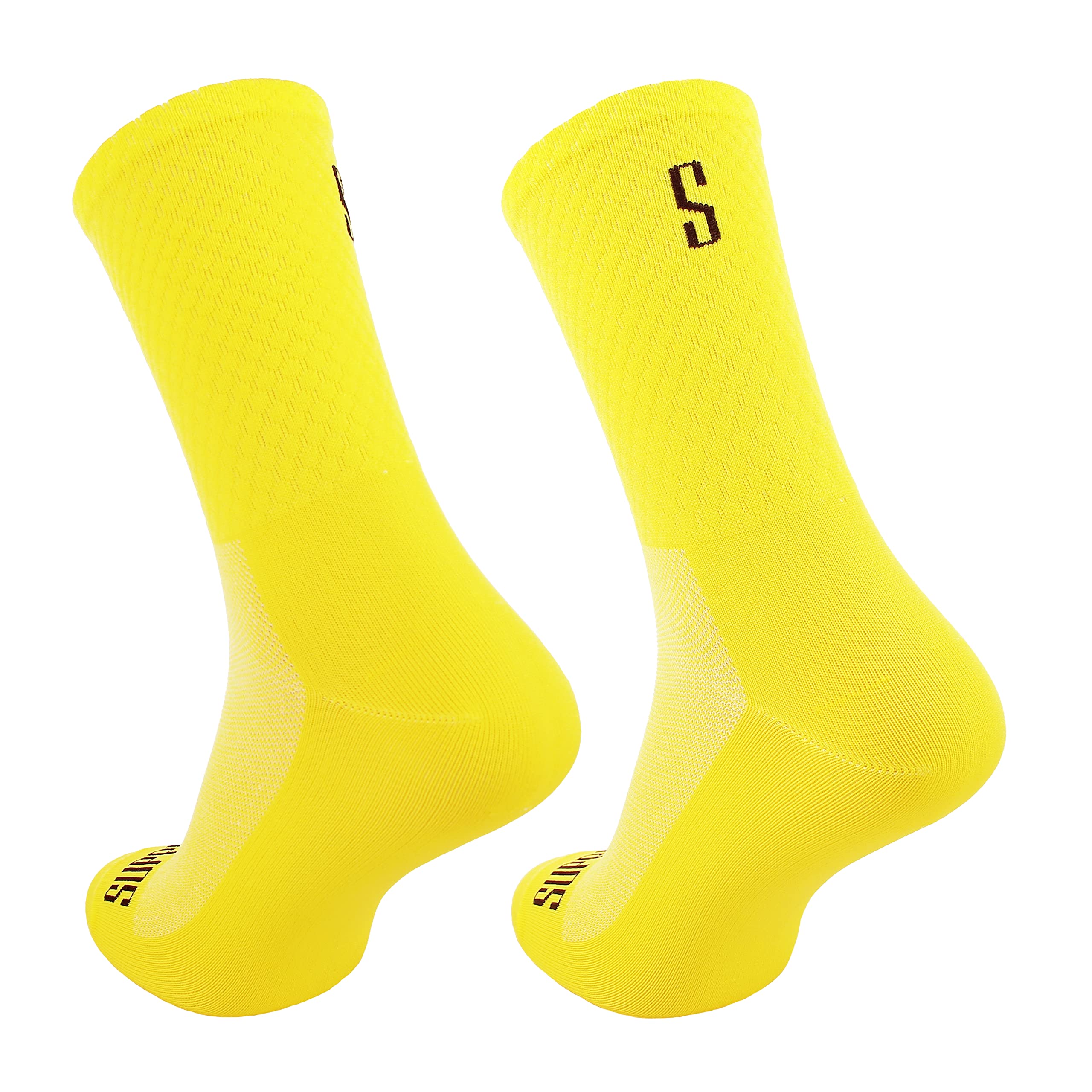 SUPPORT calzini da ciclismo da uomo tecnologia traspirante antiscivolo accessori monocolore