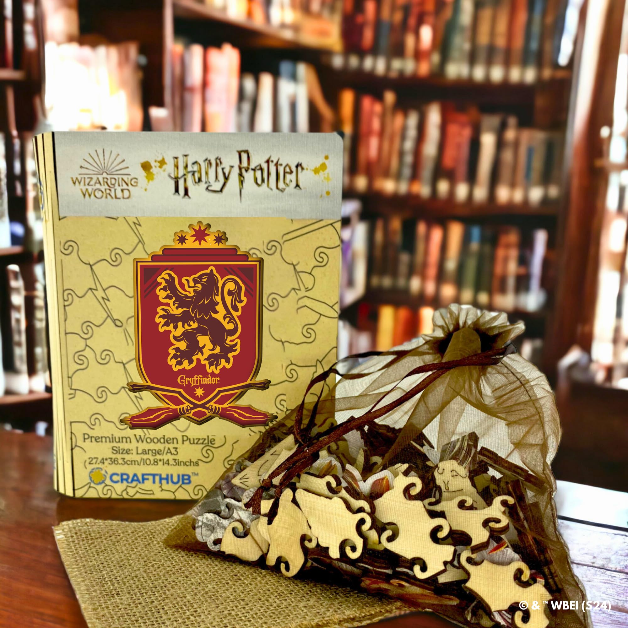 Harry Potter - Gryffondor - Puzzle en bois