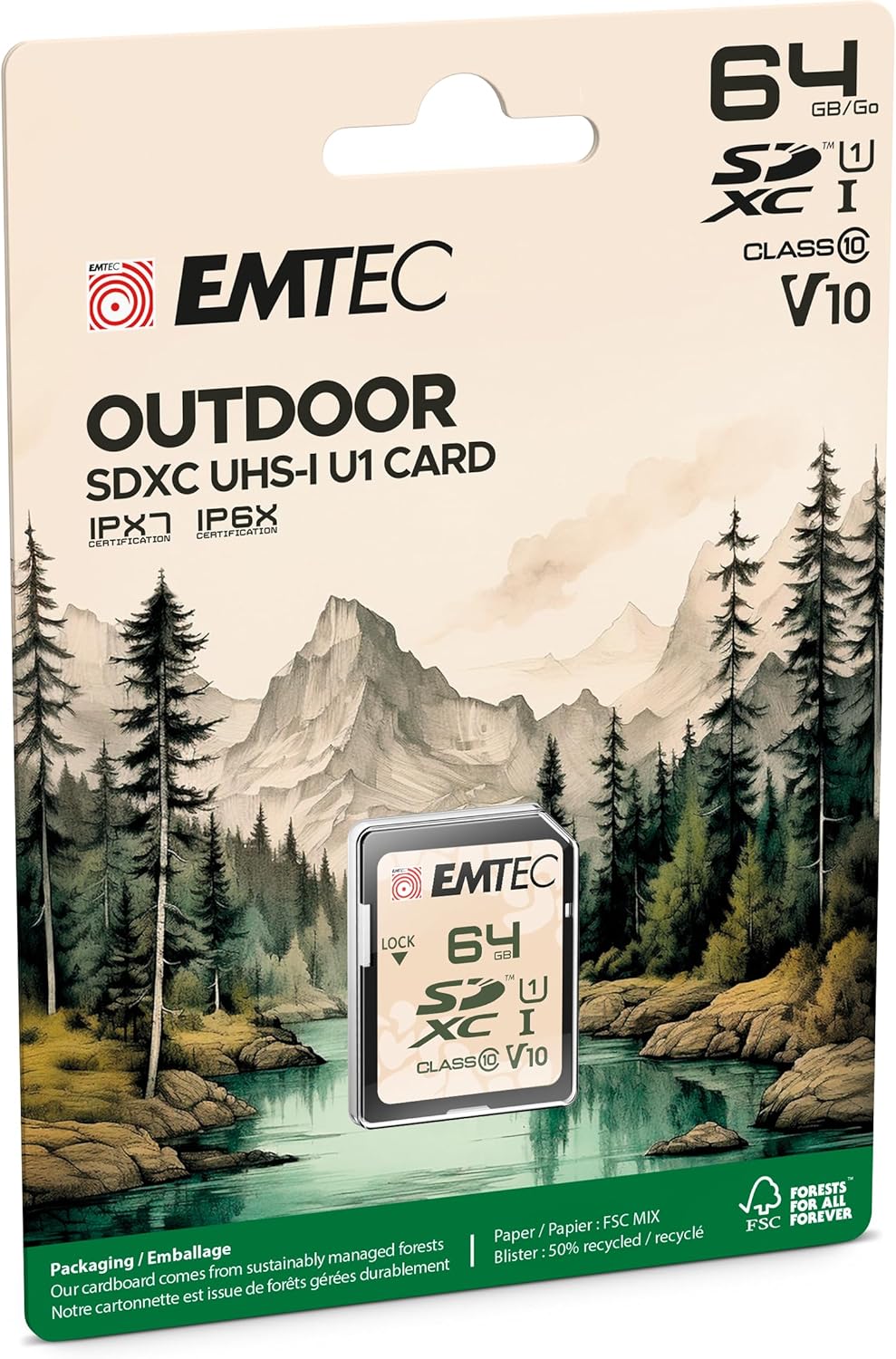 Emtec SD 64GB UHS-I U1 V10 Outdoor