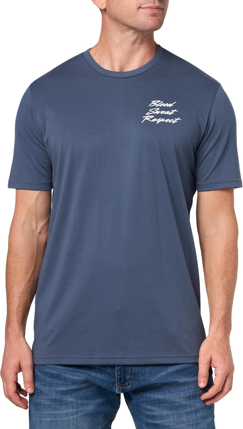 Under Armour Mens Project Rock Blood Sweat Respect Short Sleeve T Shirt