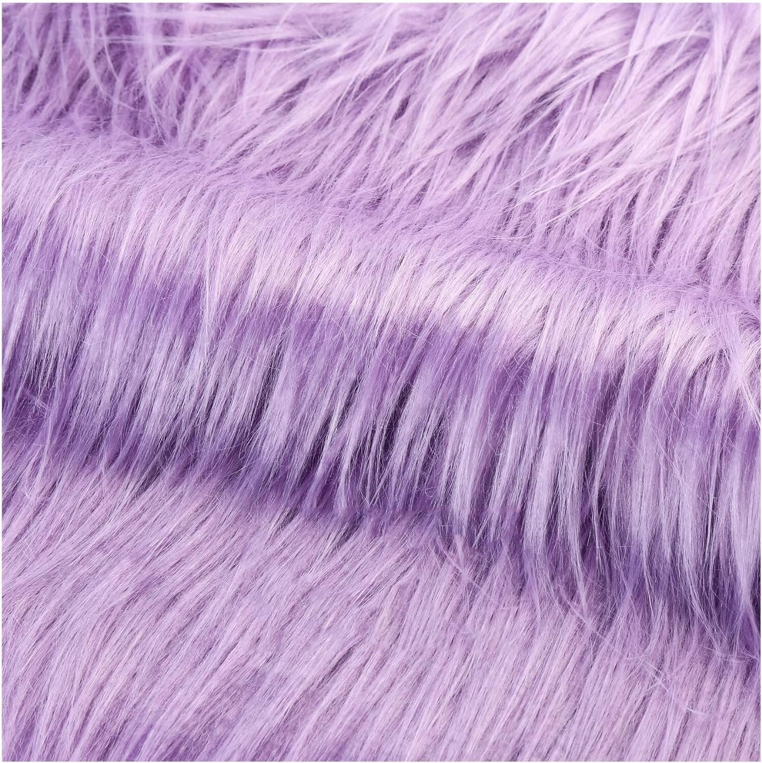 Tissu en fausse fourrure multicolore 180x50cm pour costumes