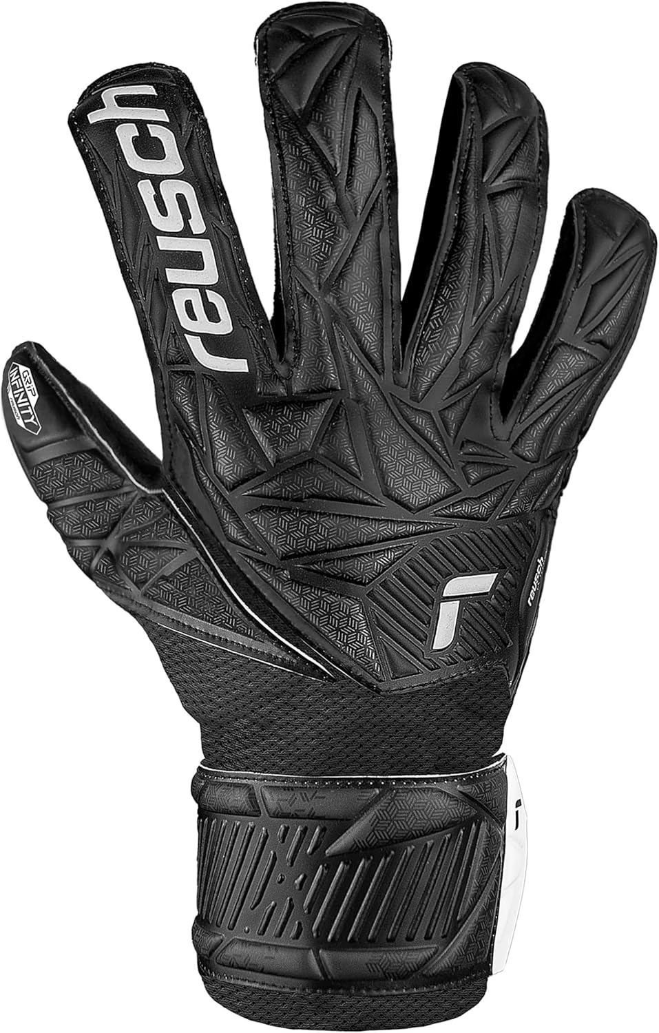 Reusch Attrakt Infinity Junior - Guanti Da Portiere Per Erba Sintetica - Presa Eccellente E Taglio Interno - Per Giovani Portieri - Foto 13