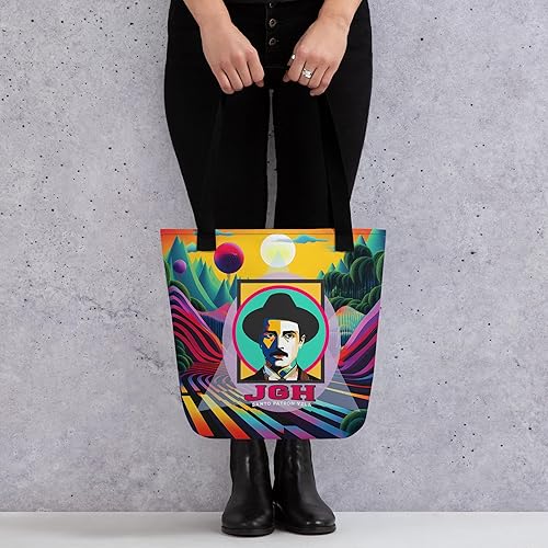 Miniatura 7 de Venezuela Bolso Tote Bag Reutilizable Bolsa de Compras con Diseño Doctor José Gregorio Hernández, Blanco