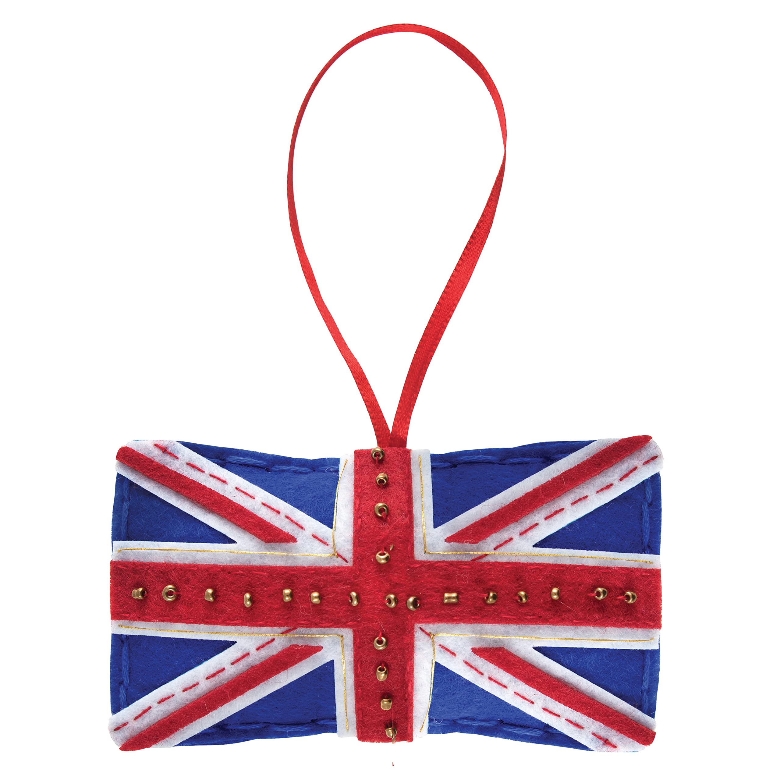 Trimits Felt Decoration Kits, 14.5 x 8.5cm, Union Jack