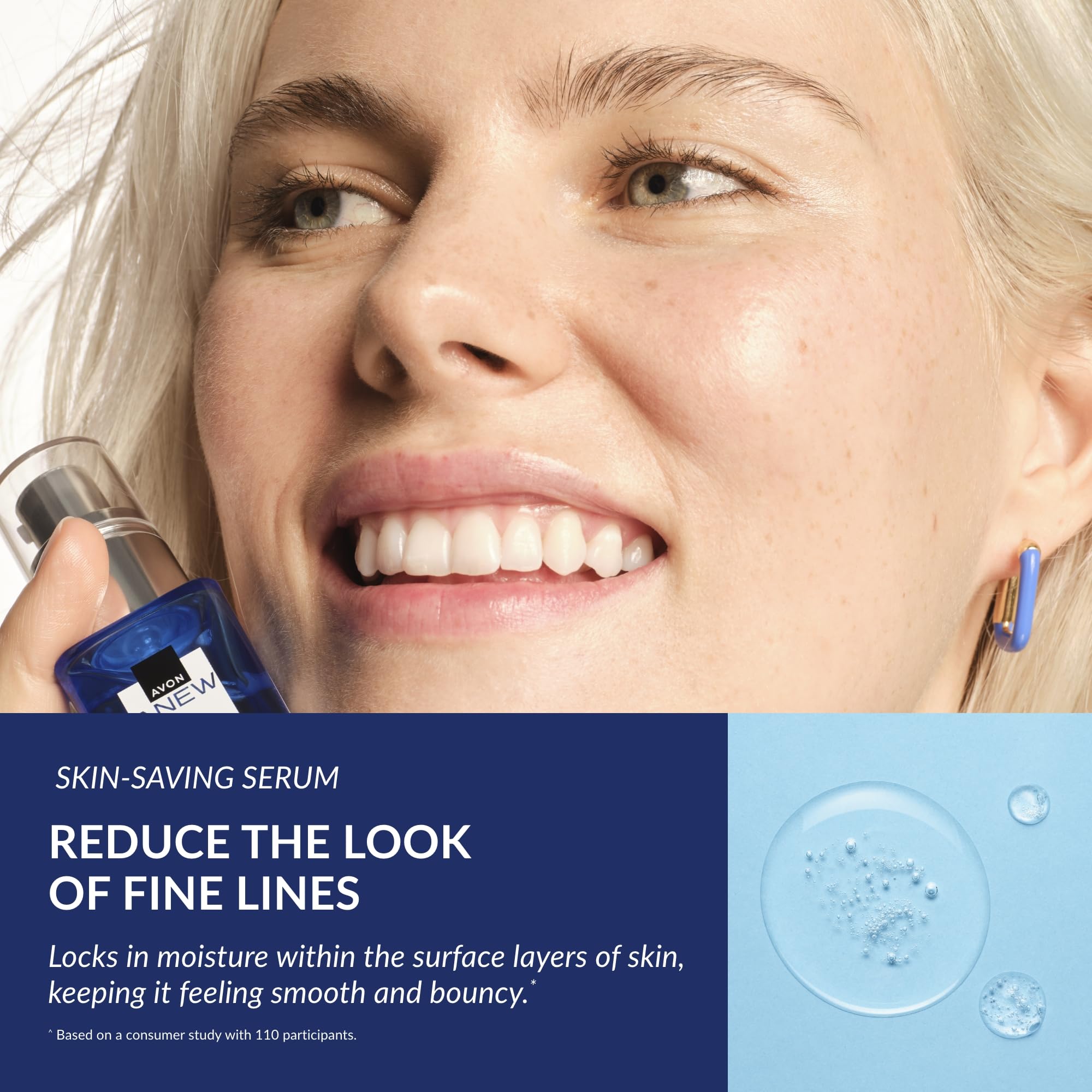 Avon Anew HA Hydrate & Plump Serum 30ml, Infused With a High Concentration of Hyaluronic Acid Complex - Image 3